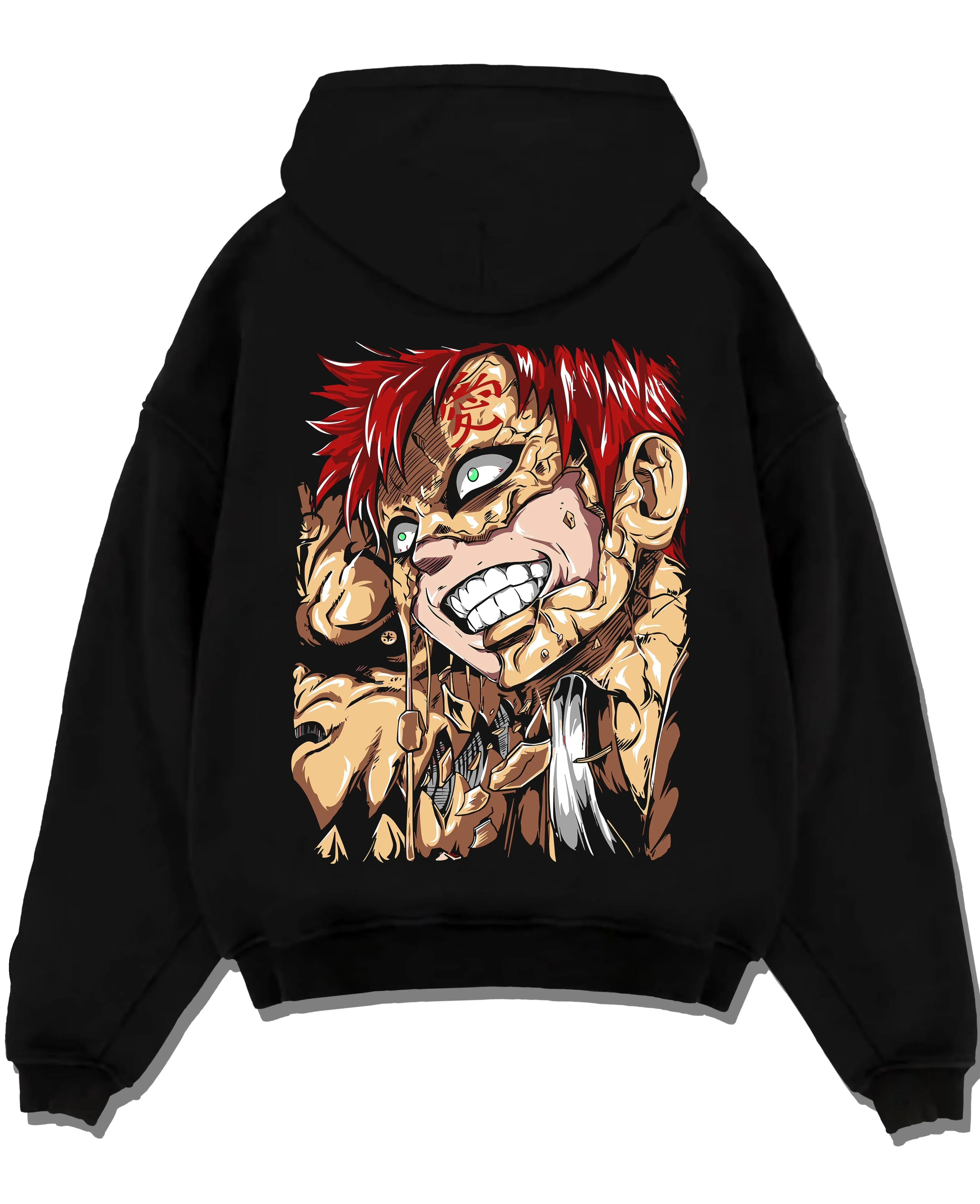 Naruto Hoodie Gaara Sand Fury Rampage Jumper