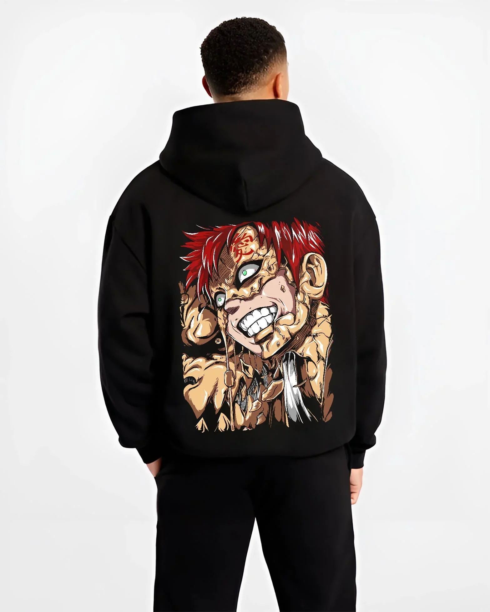 Naruto Hoodie Gaara Sand Fury Rampage Jumper - Image 2