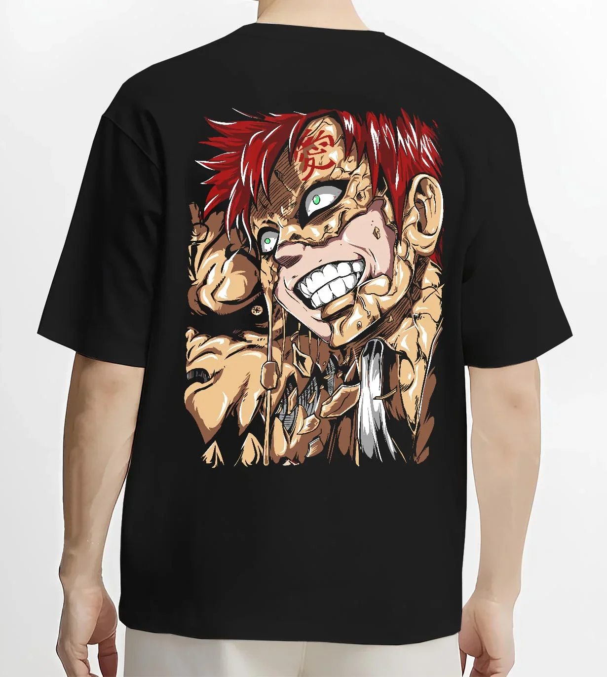 Naruto Hoodie Gaara Sand Fury Rampage Jumper - Image 4