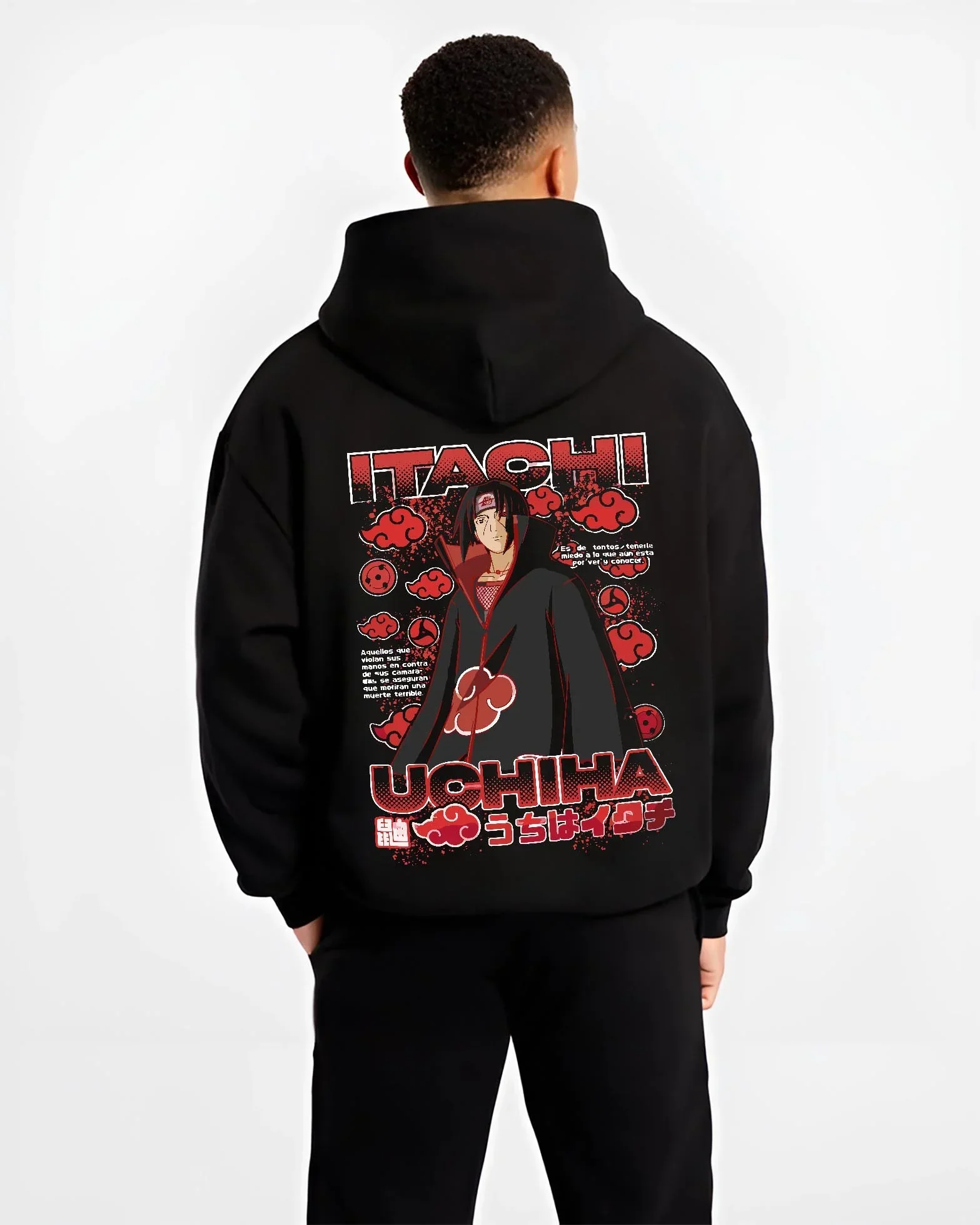 Naruto Hoodie Itachi Uchiha Akatsuki Clan Jumper - Image 2