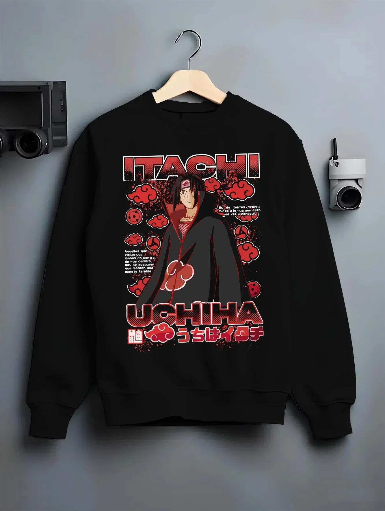 Naruto Hoodie Itachi Uchiha Akatsuki Clan Jumper - Image 6