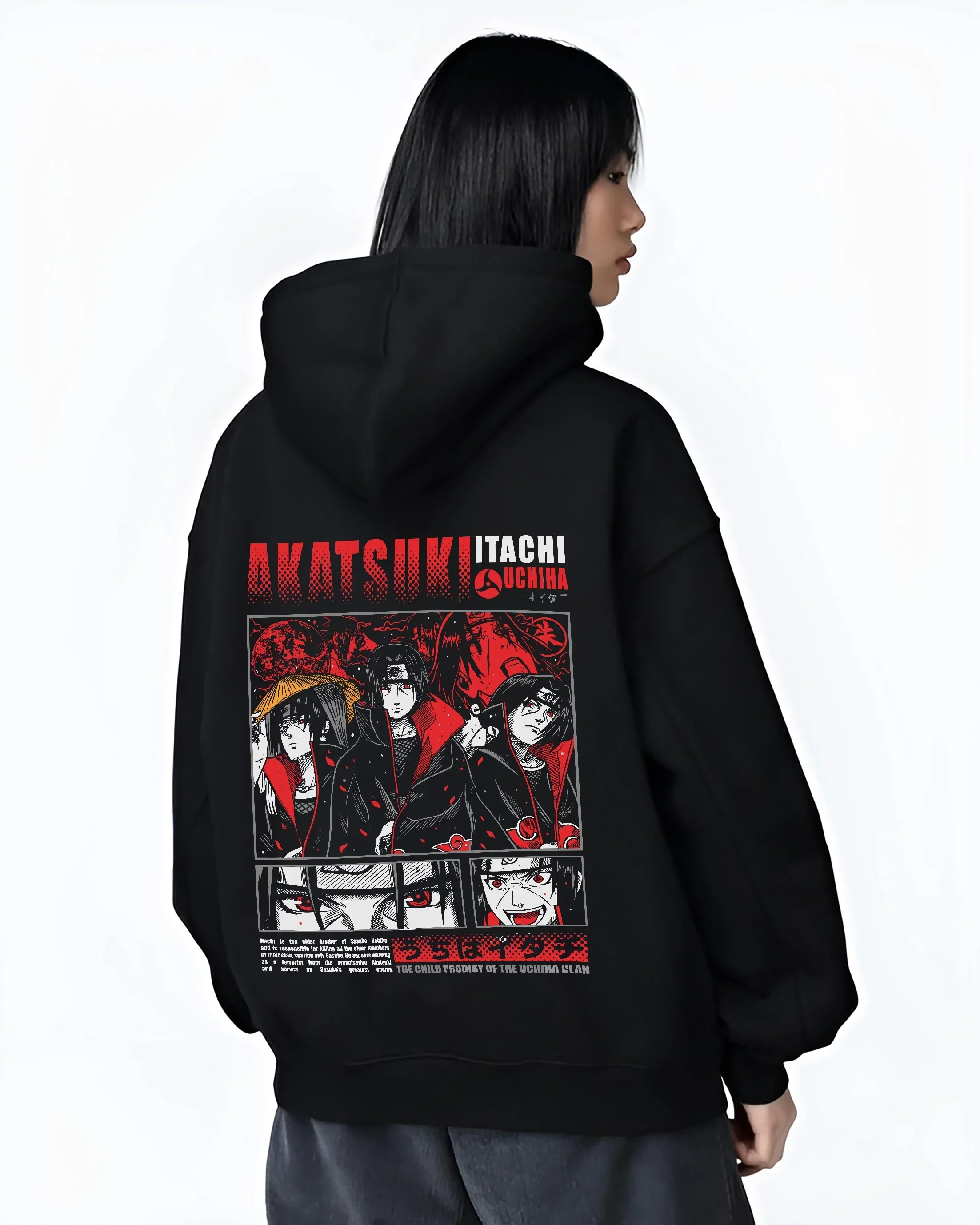 Naruto Hoodie Itachi and Sasuke Uchiha Clan Jumper - Image 3
