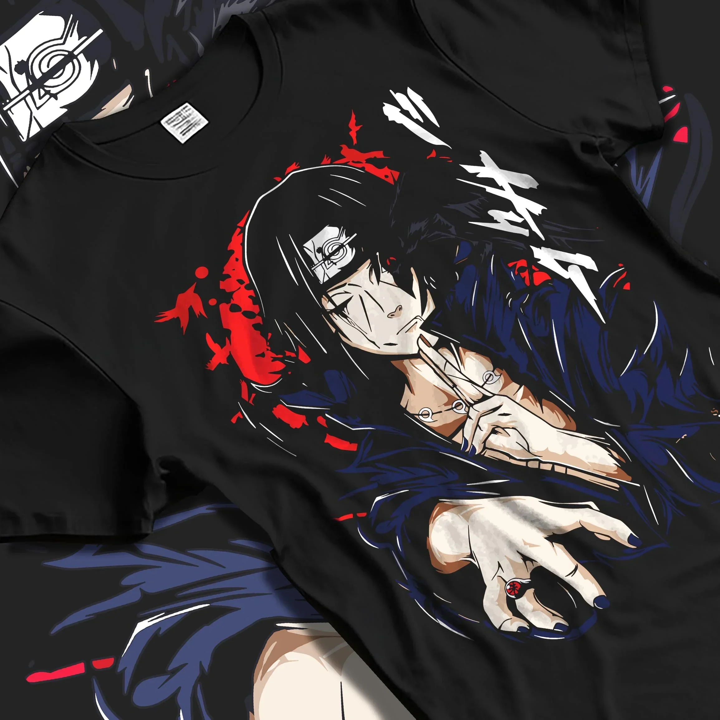 Naruto Hoodie Itachi Uchiha Crow Summon Clan Jumper - Image 5