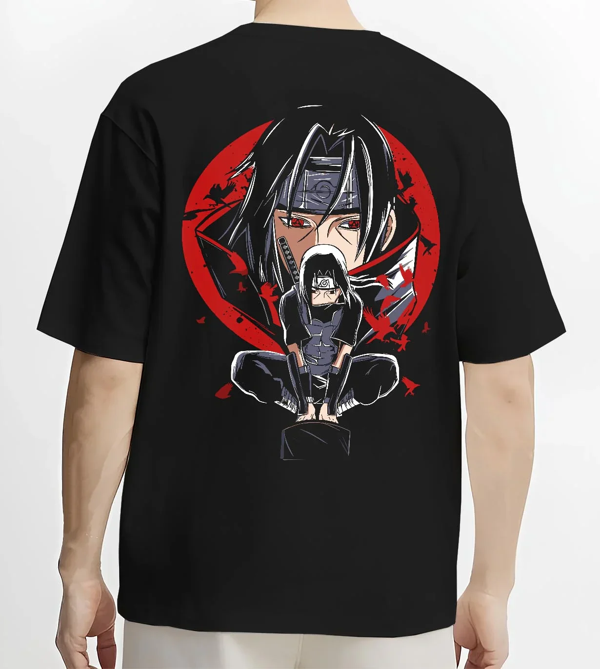 Naruto Hoodie Itachi Uchiha Mangekyo Clan Jumper - Image 4