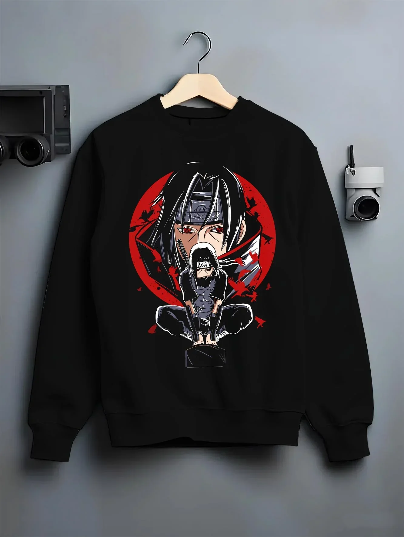 Naruto Hoodie Itachi Uchiha Mangekyo Clan Jumper - Image 6