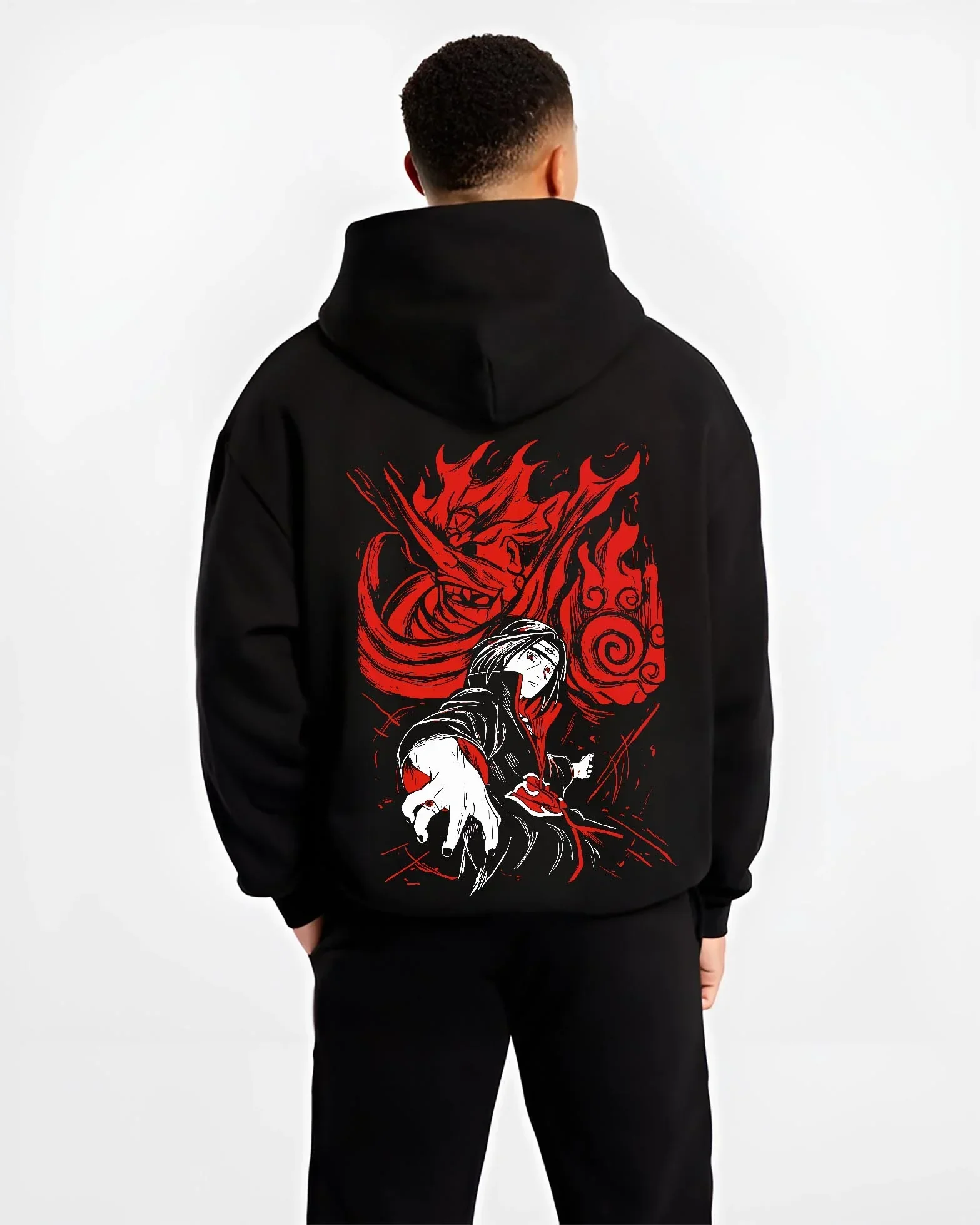 Naruto Hoodie Itachi Uchiha Sharingan Power Jumper - Image 2