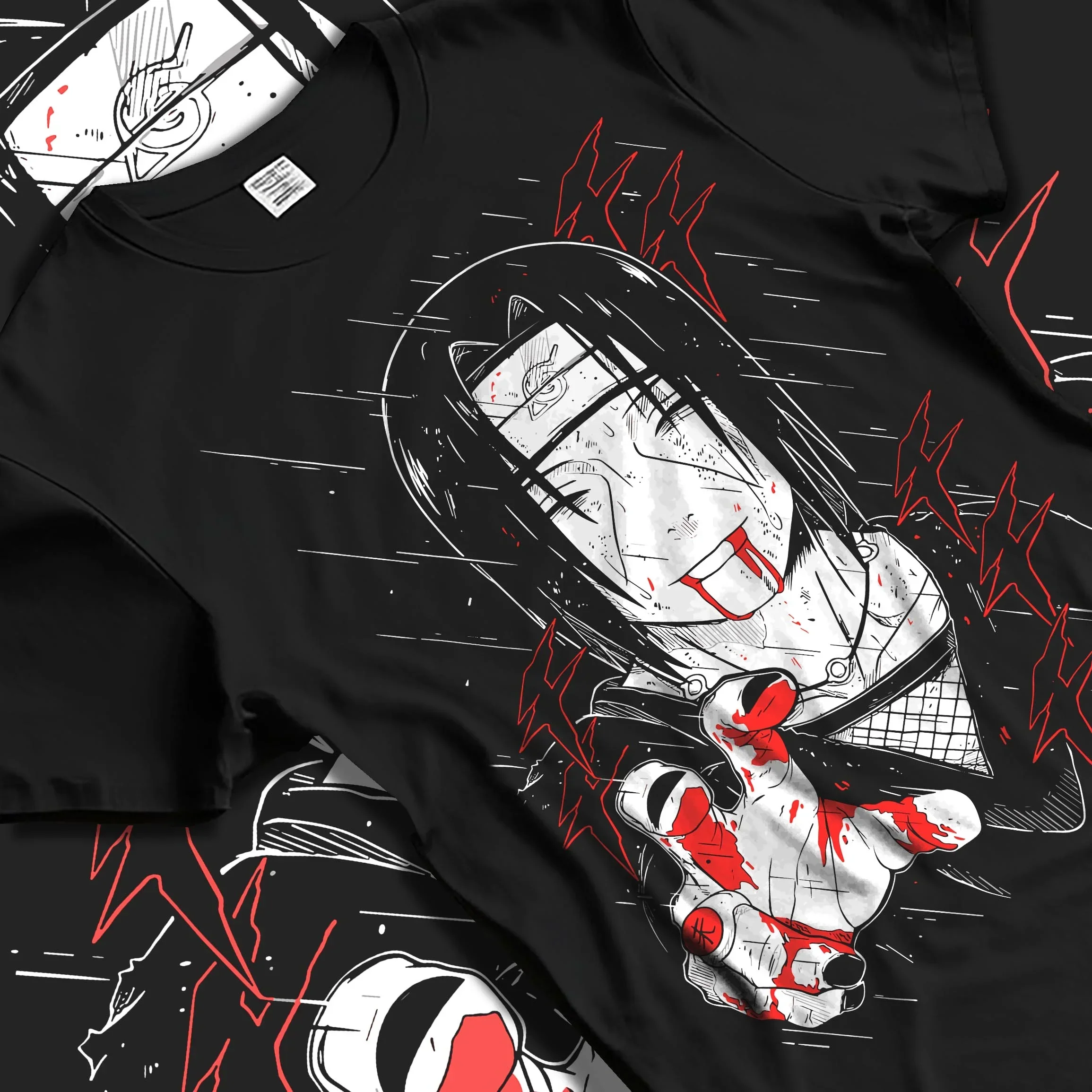 Naruto Hoodie Itachi Uchiha Cursed Agent Jumper - Image 5