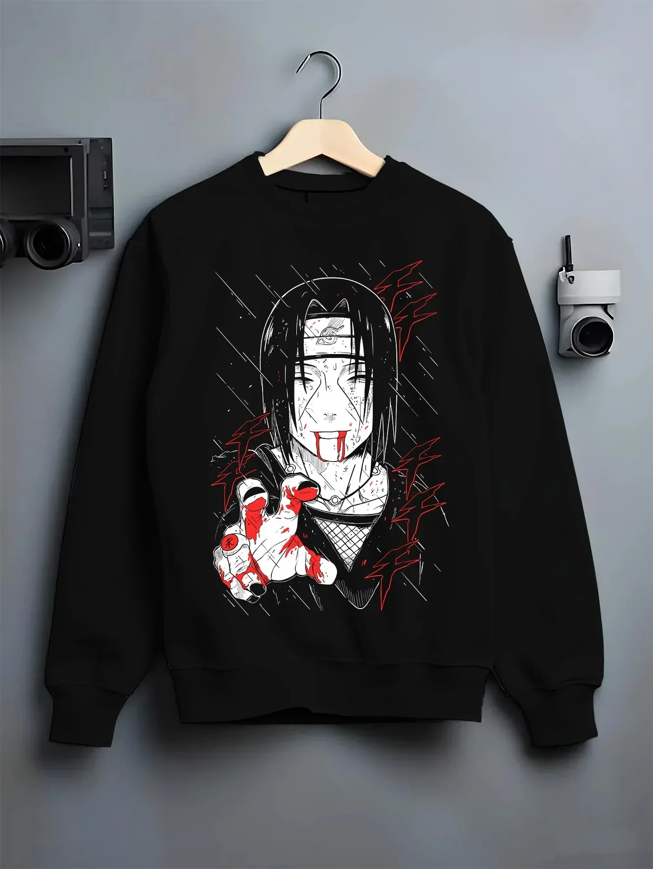 Naruto Hoodie Itachi Uchiha Cursed Agent Jumper - Image 6