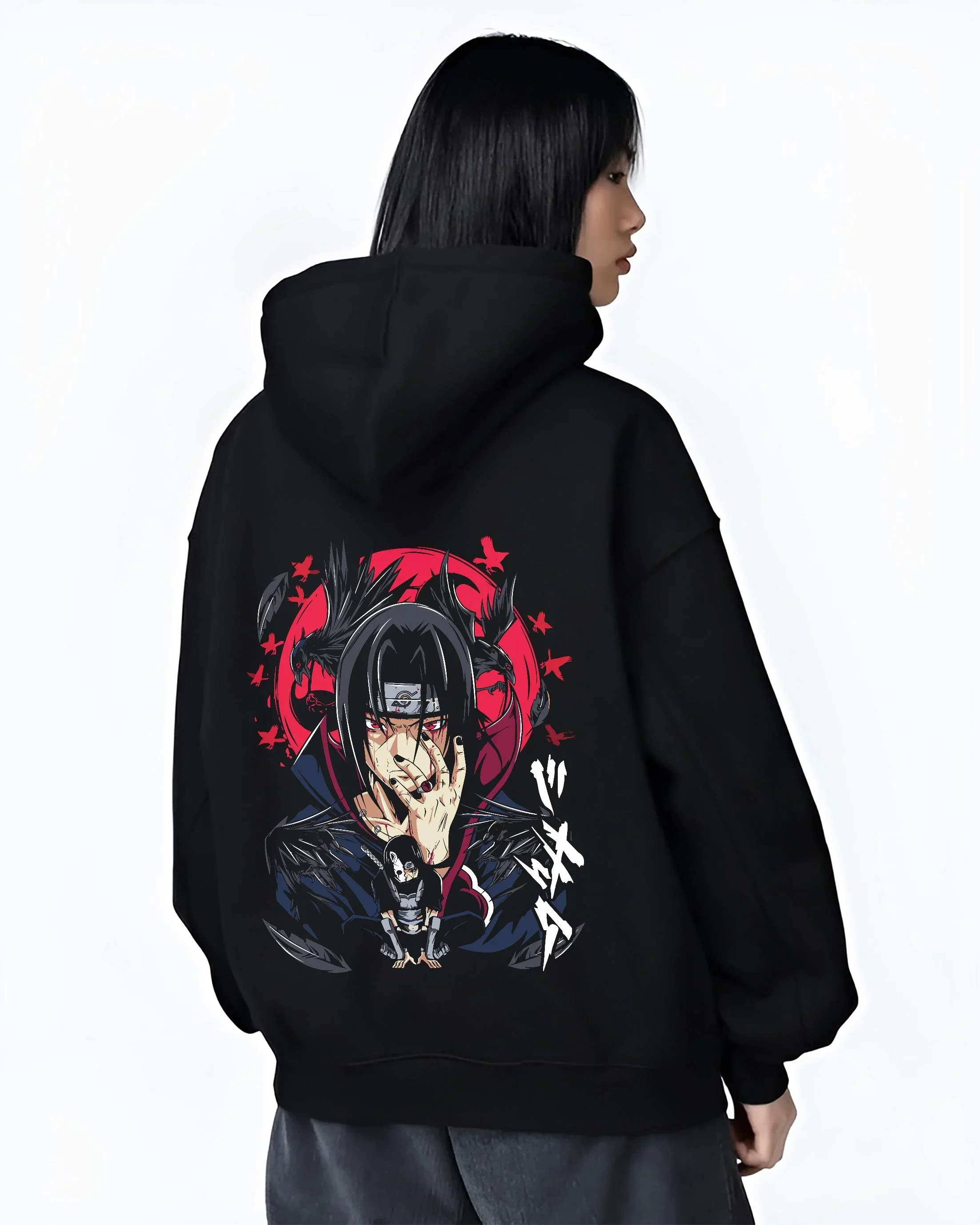 Naruto Hoodie Itachi Uchiha Susanoo Spirit Jumper - Image 3