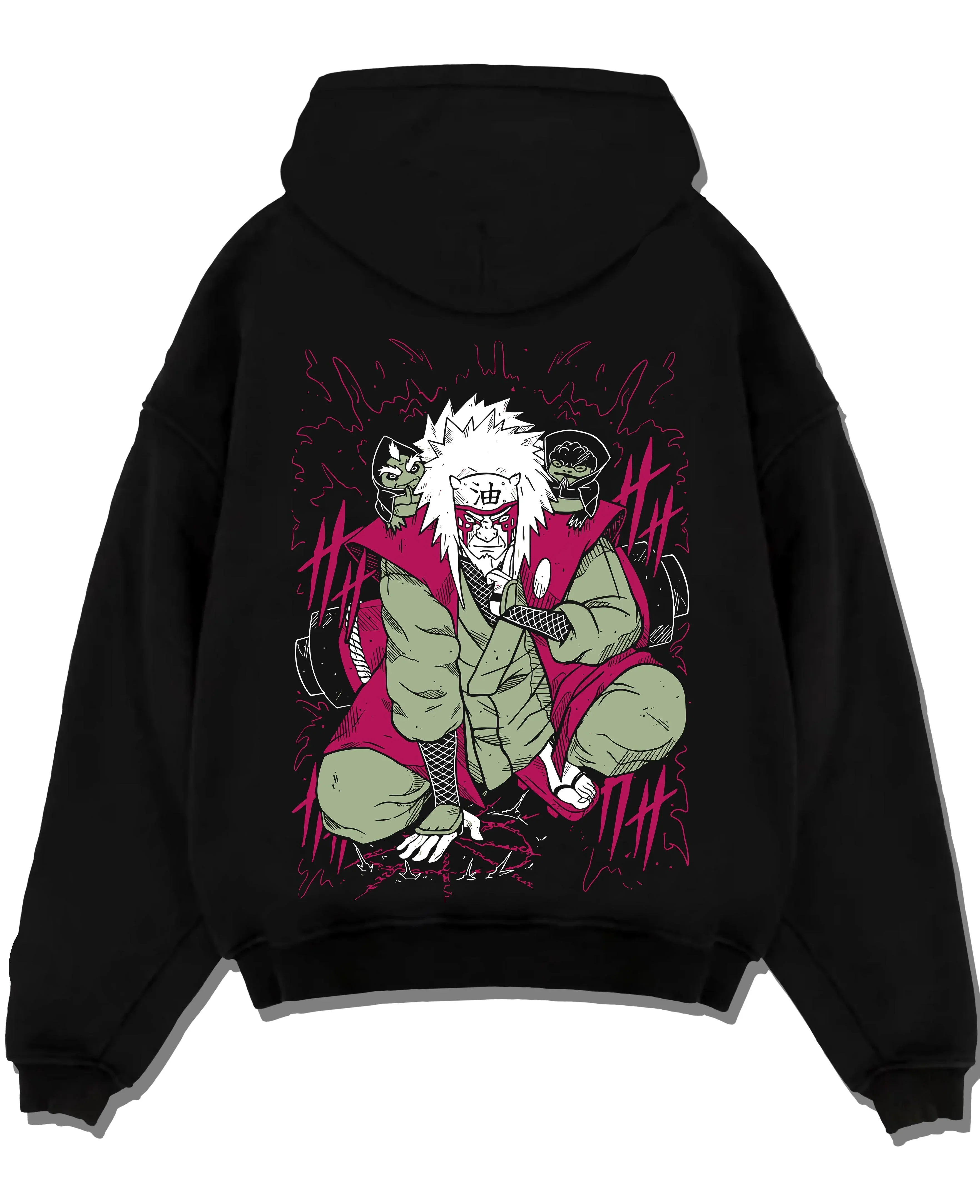 Naruto Hoodie Jiraiya Legendary Sannin Ninja Jumper
