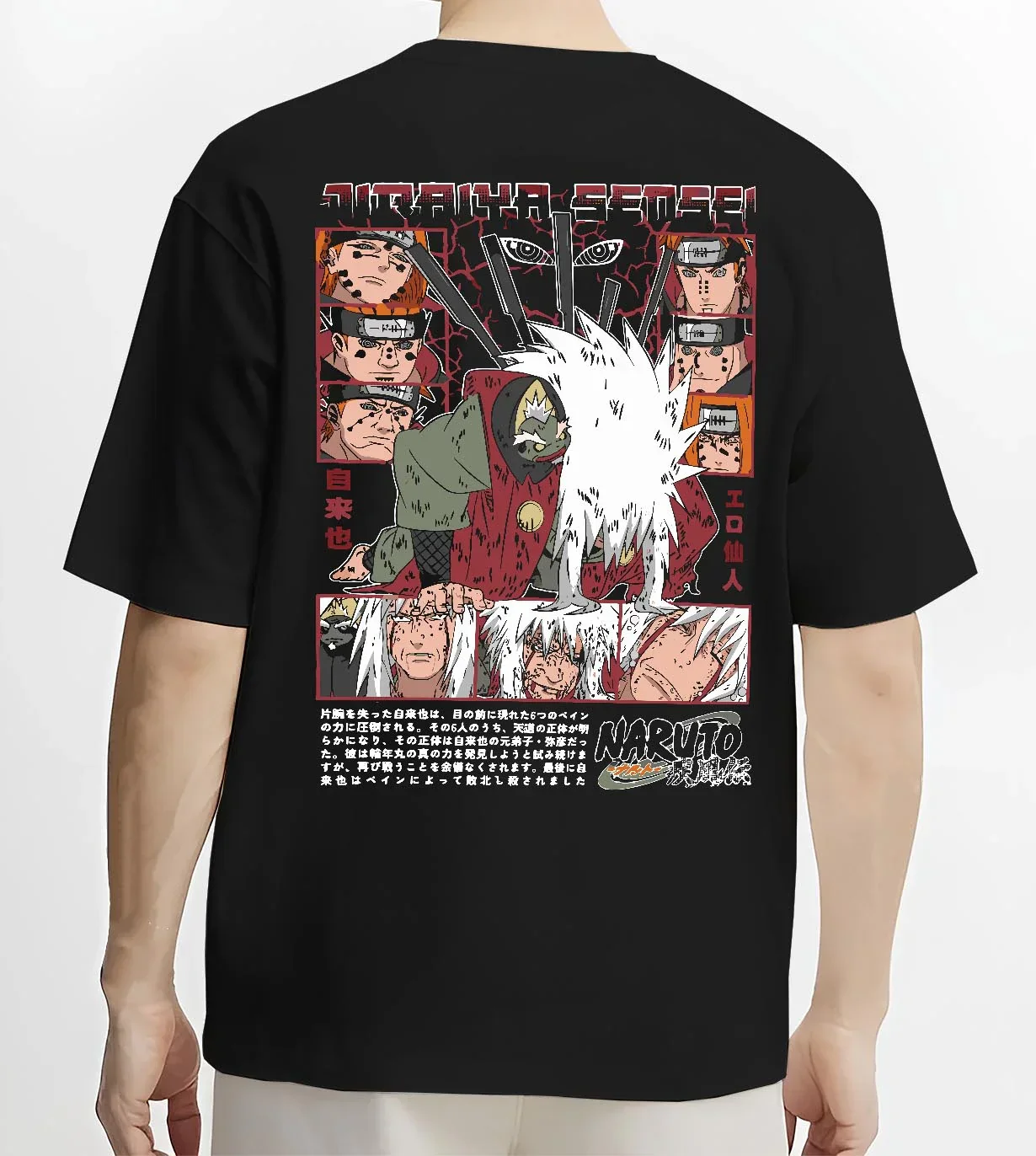 Naruto Hoodie Jiraiya Perverted Sage Master Jumper - Image 4