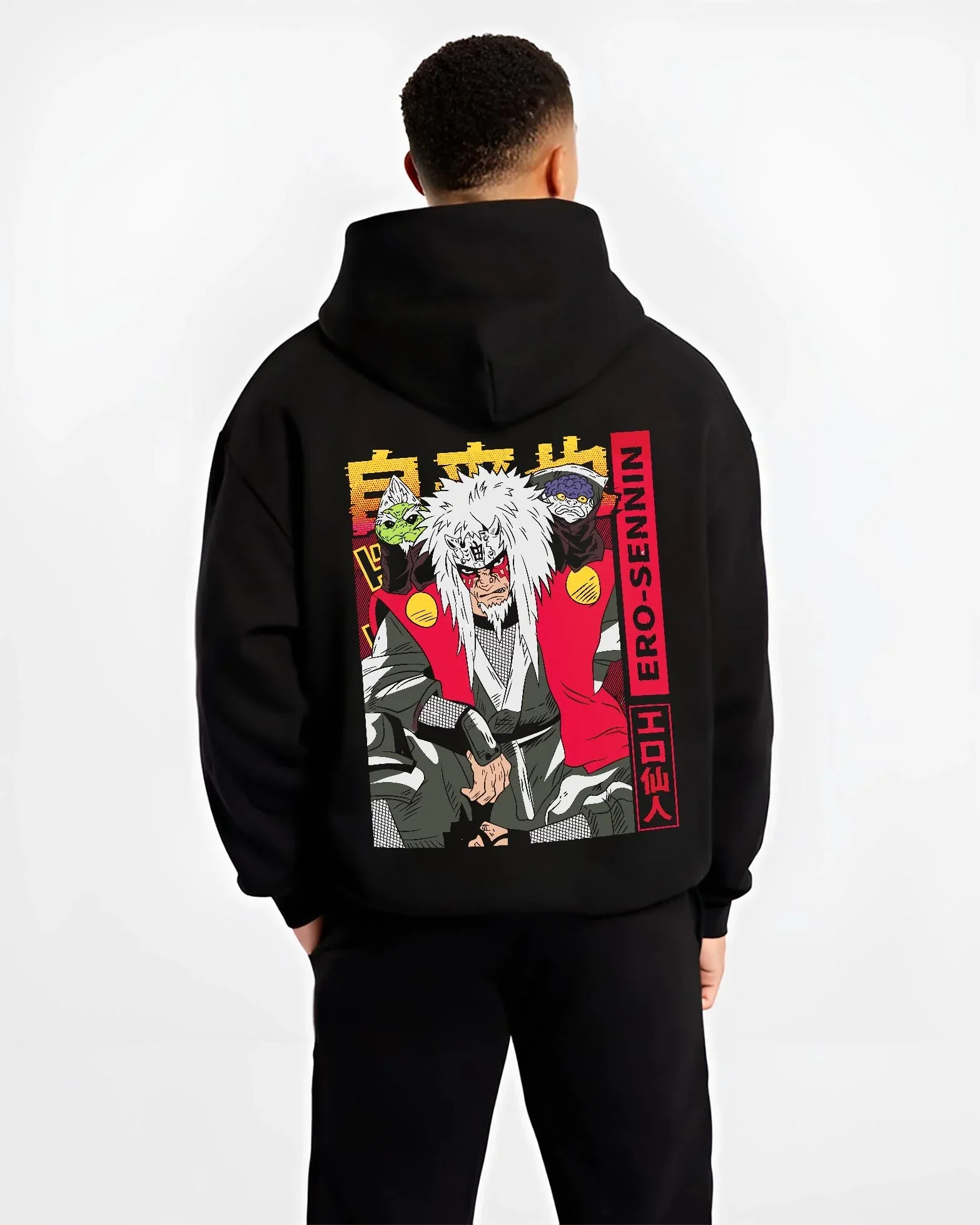 Naruto Hoodie Jiraiya Proud Ninja Mentor Jumper - Image 2