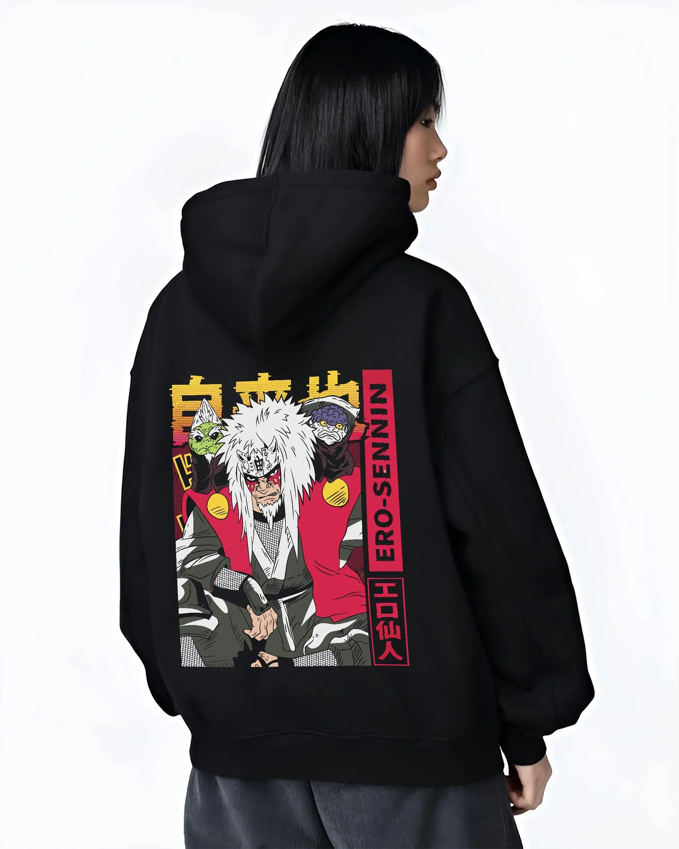 Naruto Hoodie Jiraiya Proud Ninja Mentor Jumper - Image 3