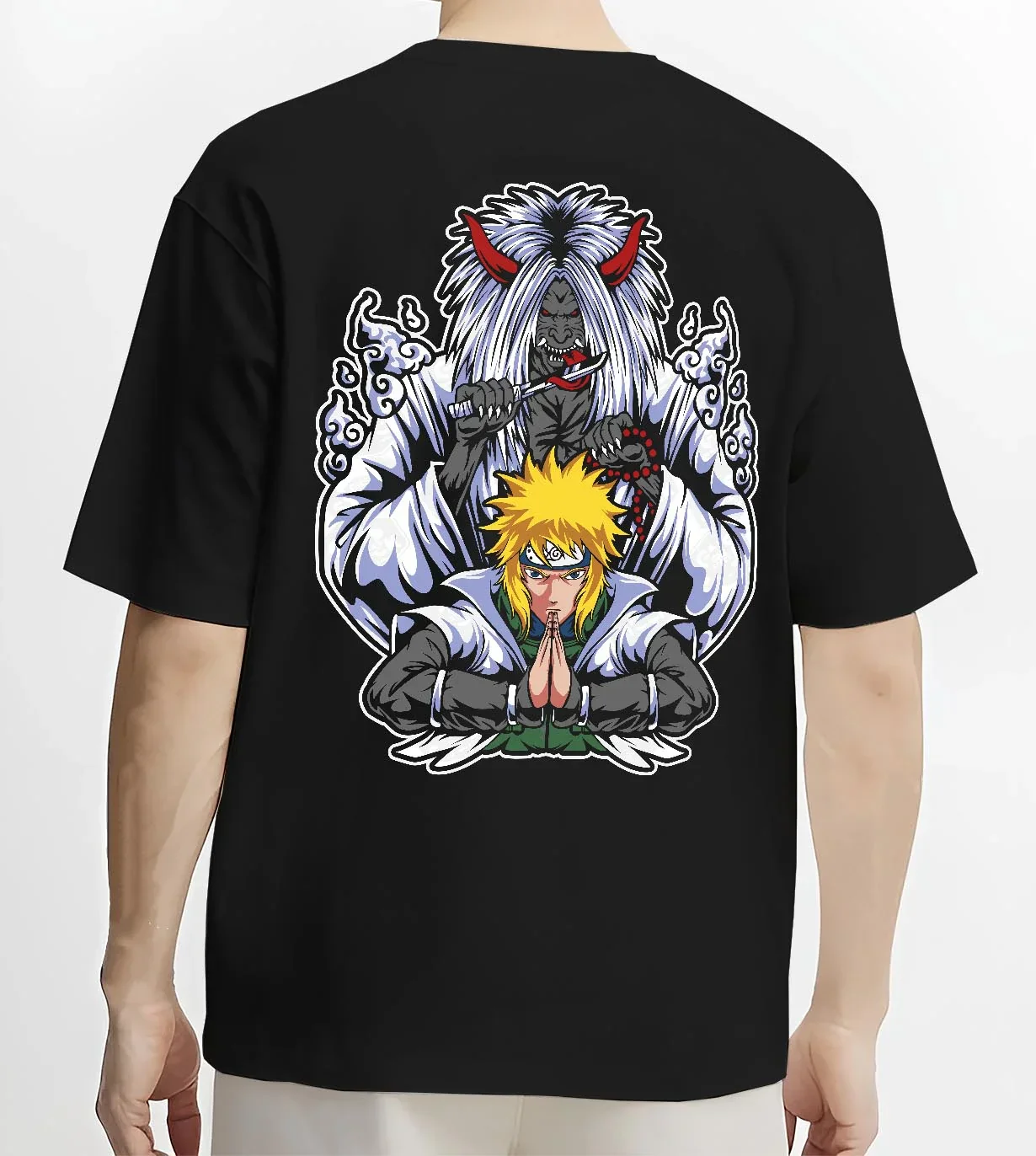 Naruto Hoodie Minato Namikaze Fourth Hokage Jumper - Image 4