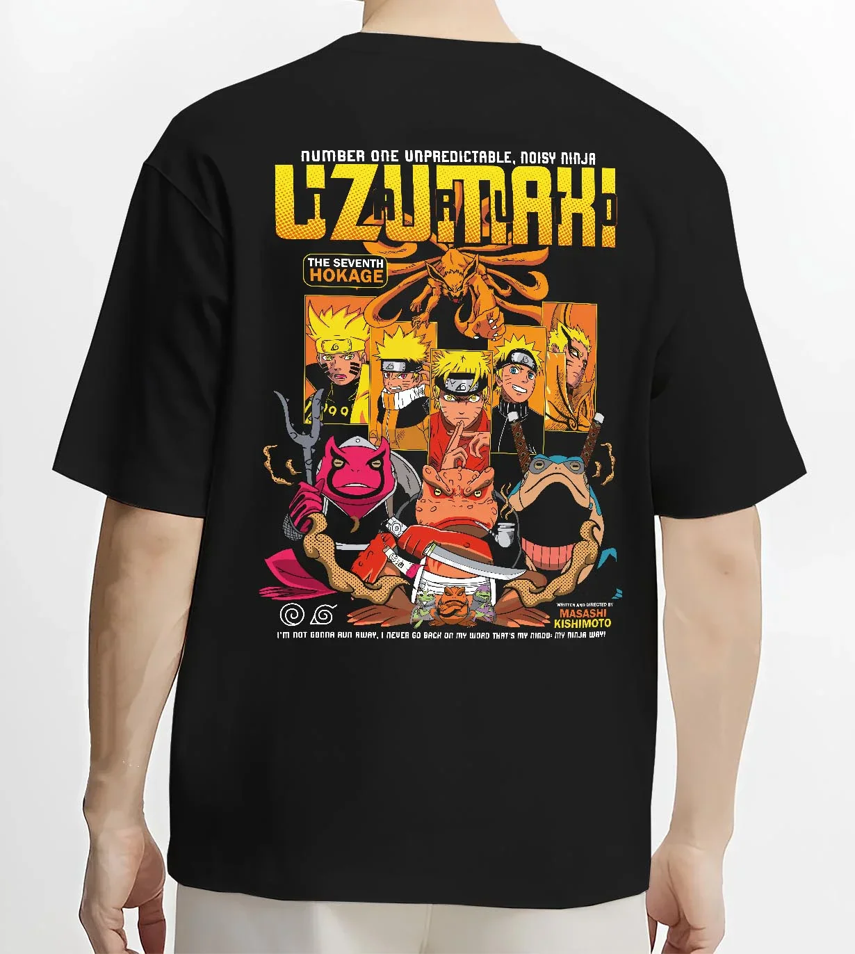 Naruto Hoodie Uzumaki Hokage Legacy Anime Jumper - Image 4