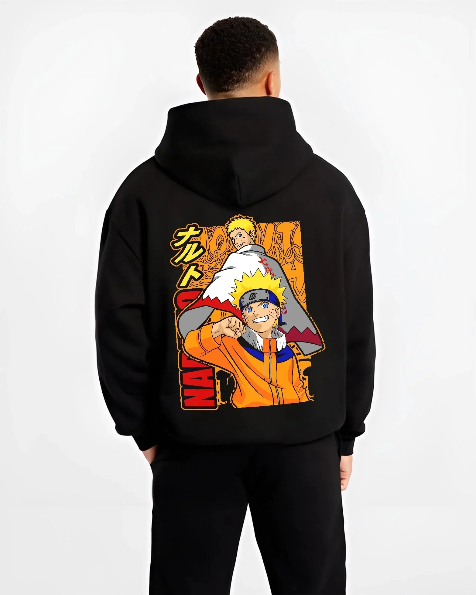 Naruto Hoodie Uzumaki Naruto Hokage Legacy Jumper - Image 2