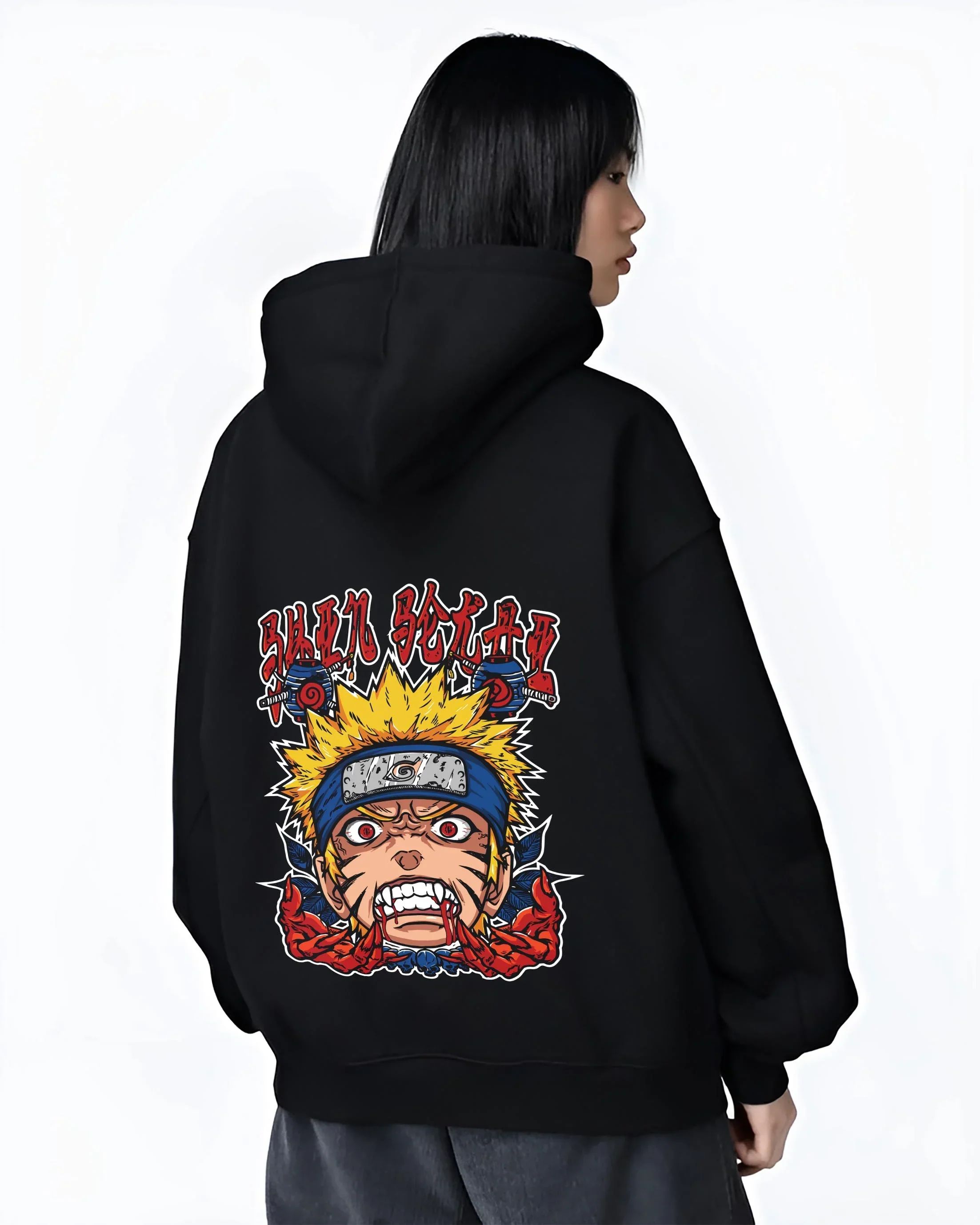 Naruto Uzumaki Hoodie Naruto Shippuden Rage FX - Image 3