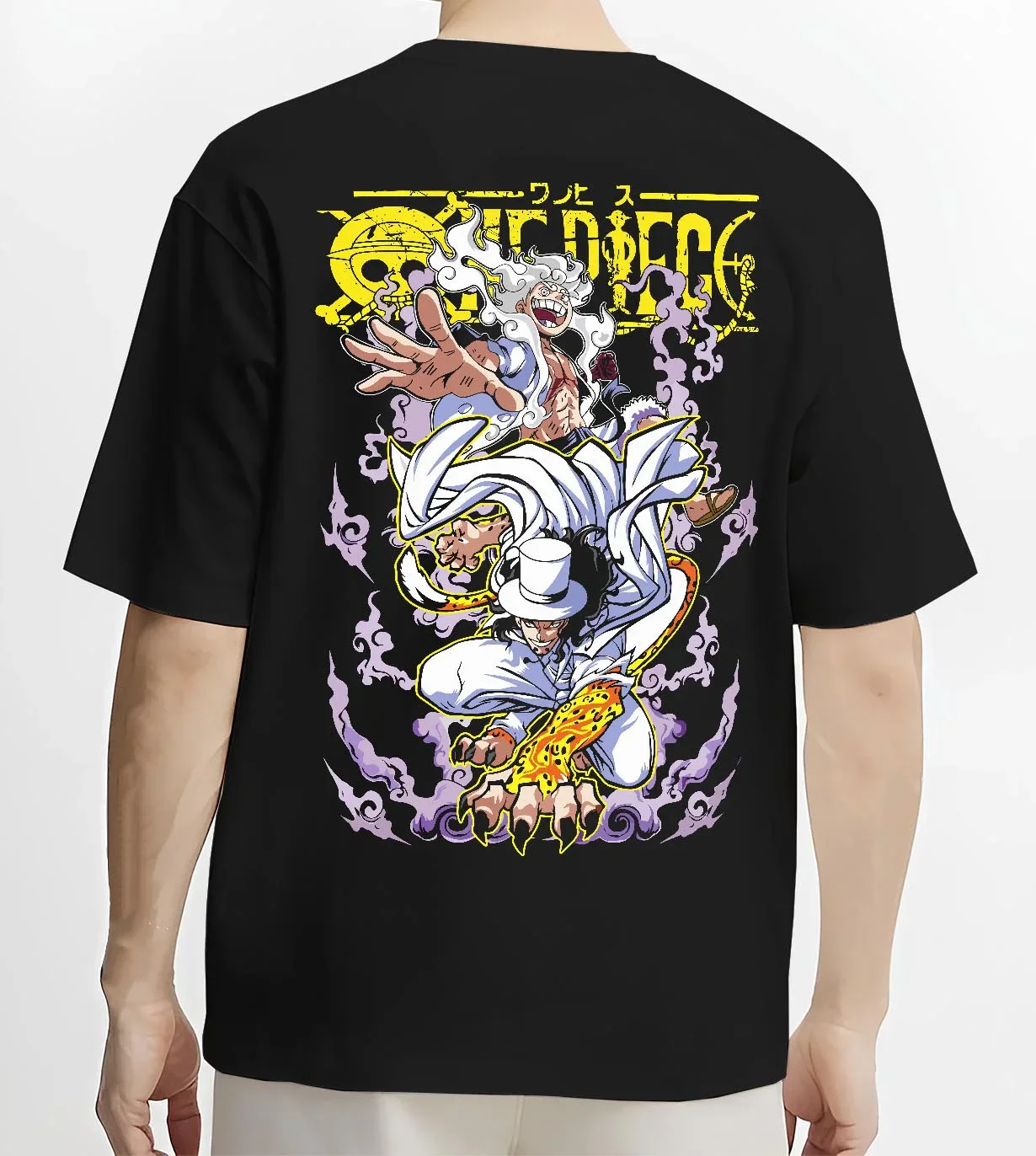 One Piece Hoodie Luffy vs Lucci Water Seven Jumper - Image 4