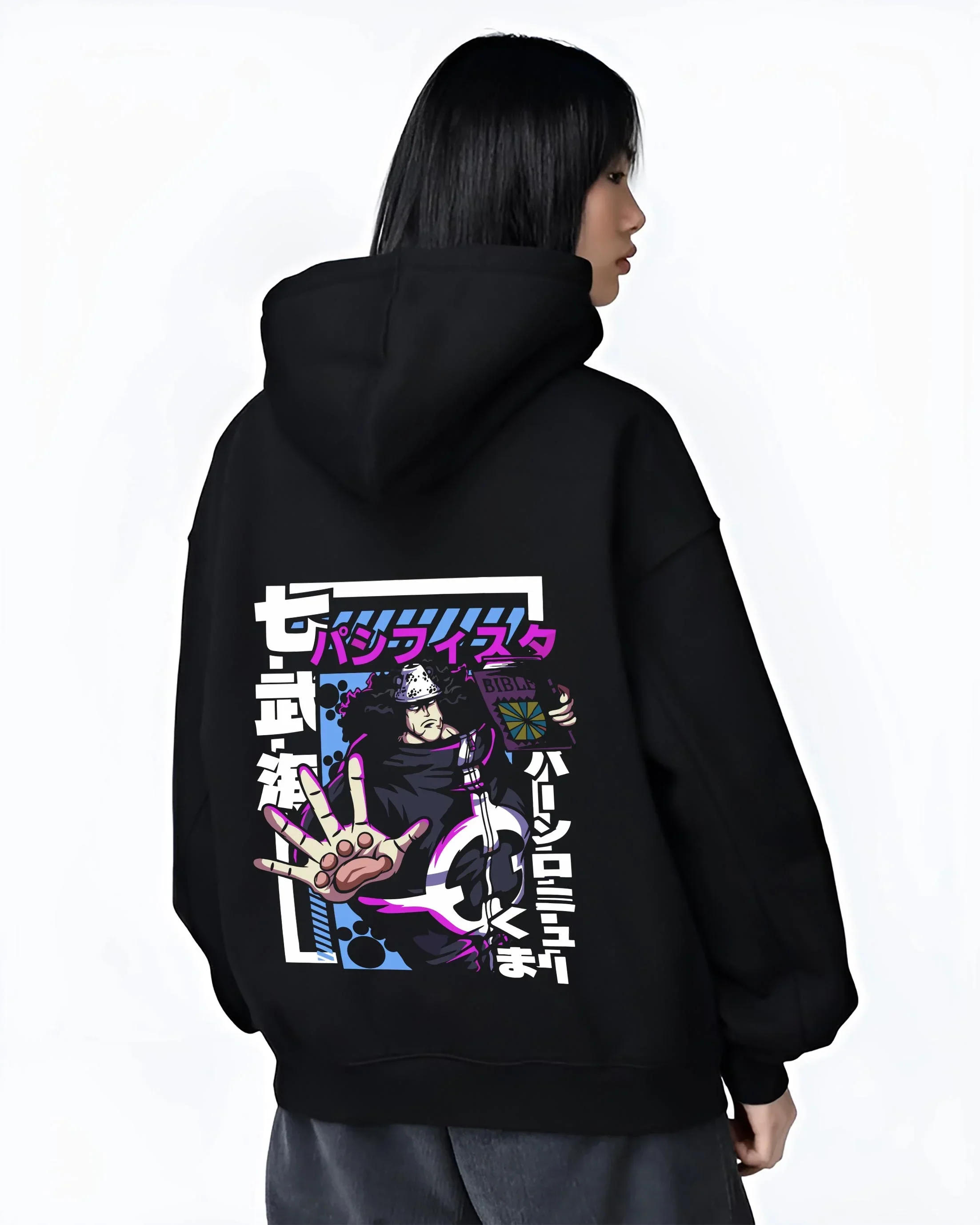 One Piece Hoodie Bartholomew Kuma Pacifista Power - Image 3