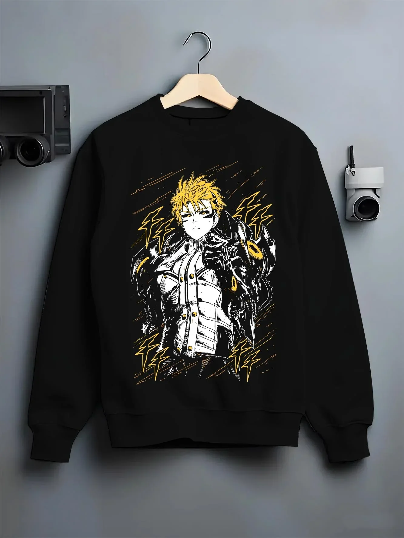 One Punch Man Hoodie Genos Armored Cyborg Jumper - Image 6