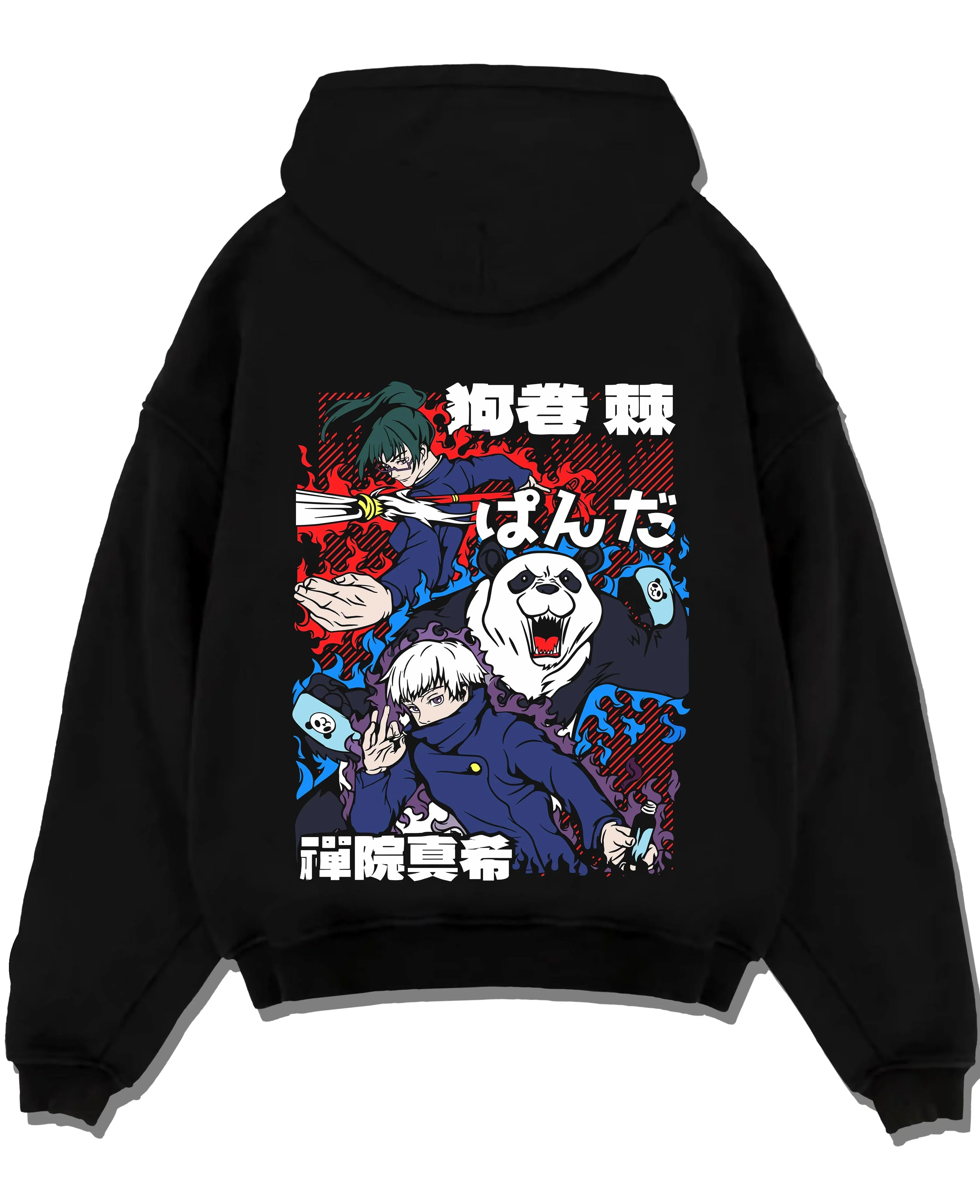 Panda Hoodie Jujutsu Kaisen Fusion Scene