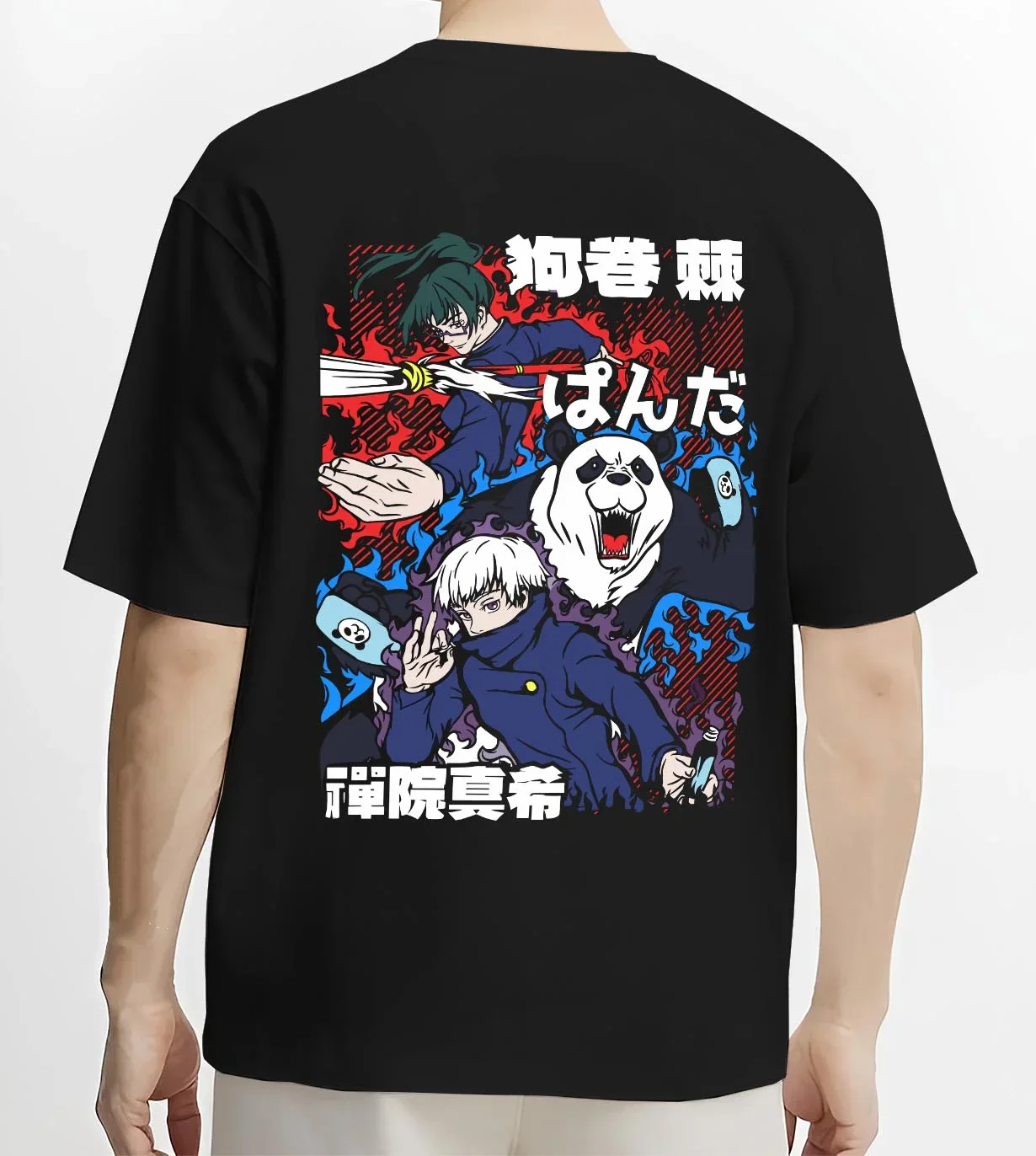 Panda Hoodie Jujutsu Kaisen Fusion Scene - Image 4