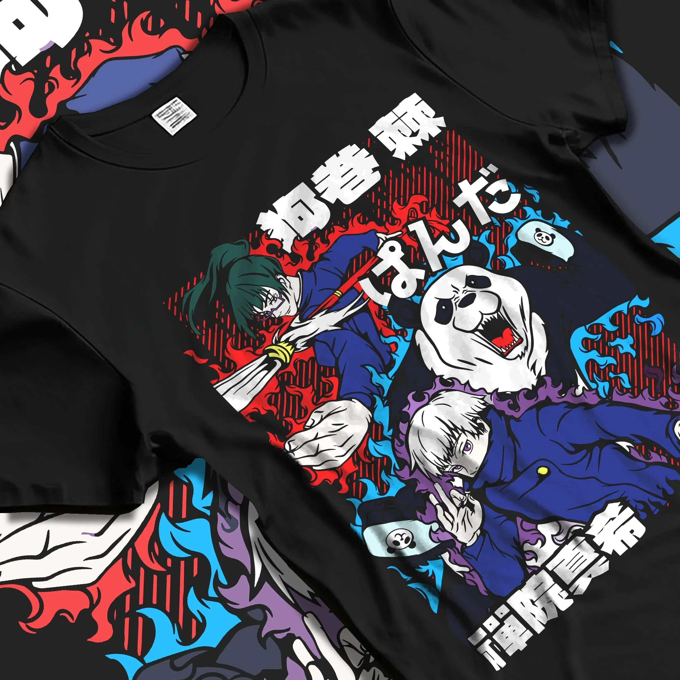 Panda Hoodie Jujutsu Kaisen Fusion Scene - Image 5
