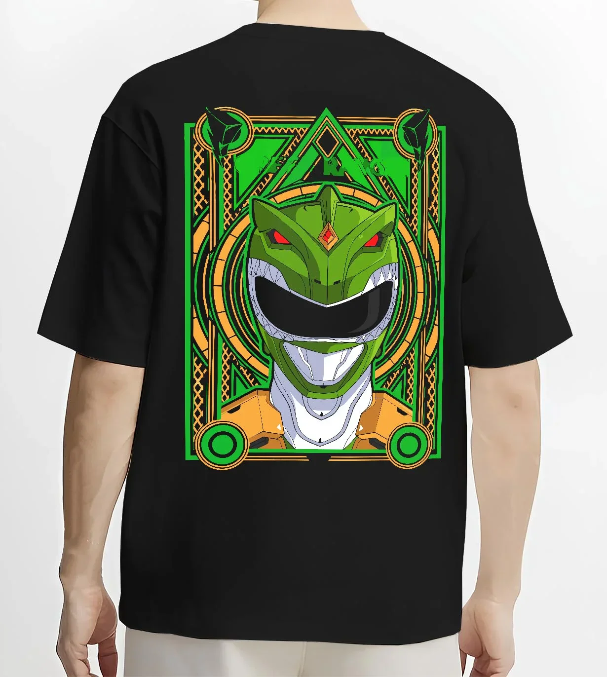 Power Rangers Hoodie Green Ranger Legacy Jumper - Image 4
