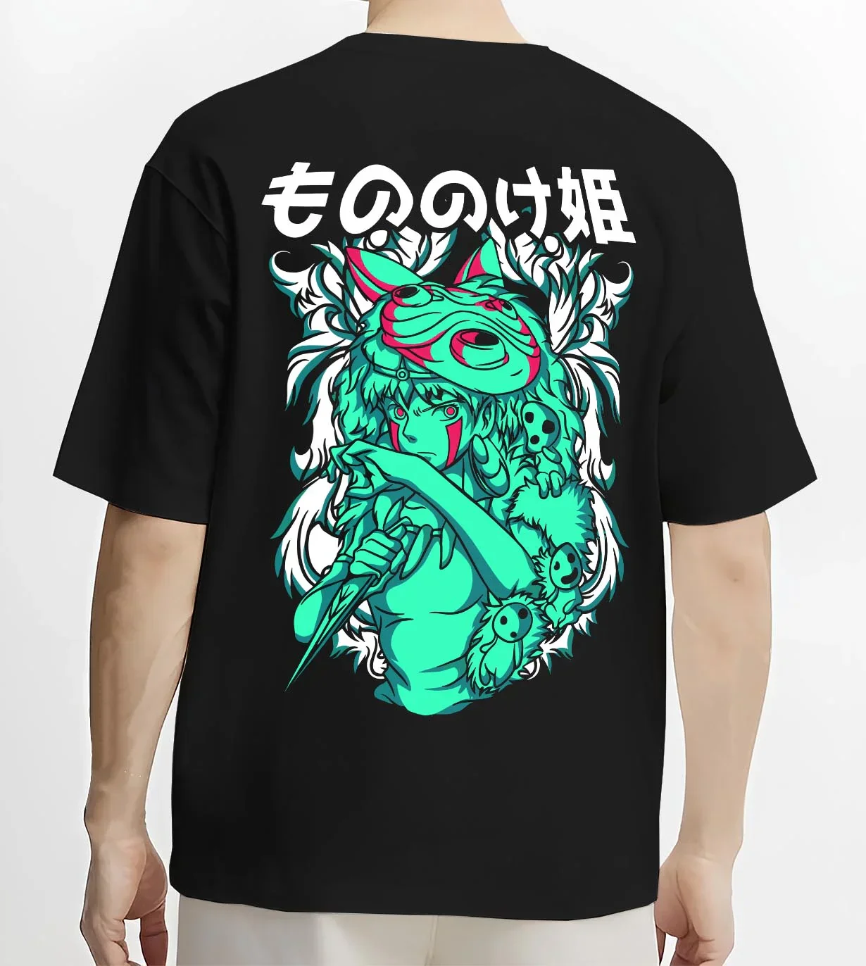 Princess Mononoke Hoodie Studio Ghibli Wolf Girl - Image 4