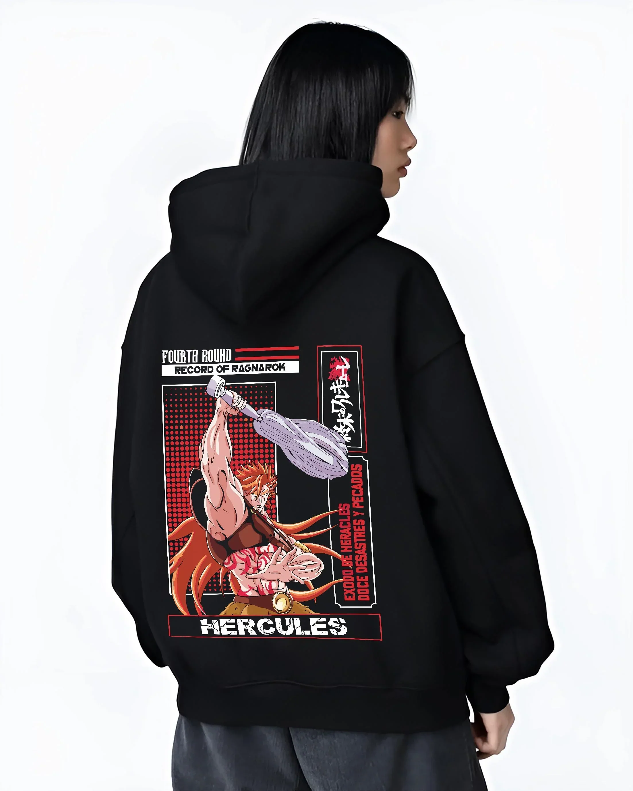 Record of Ragnarok Hoodie Hercules Strong Hero Jumper - Image 3
