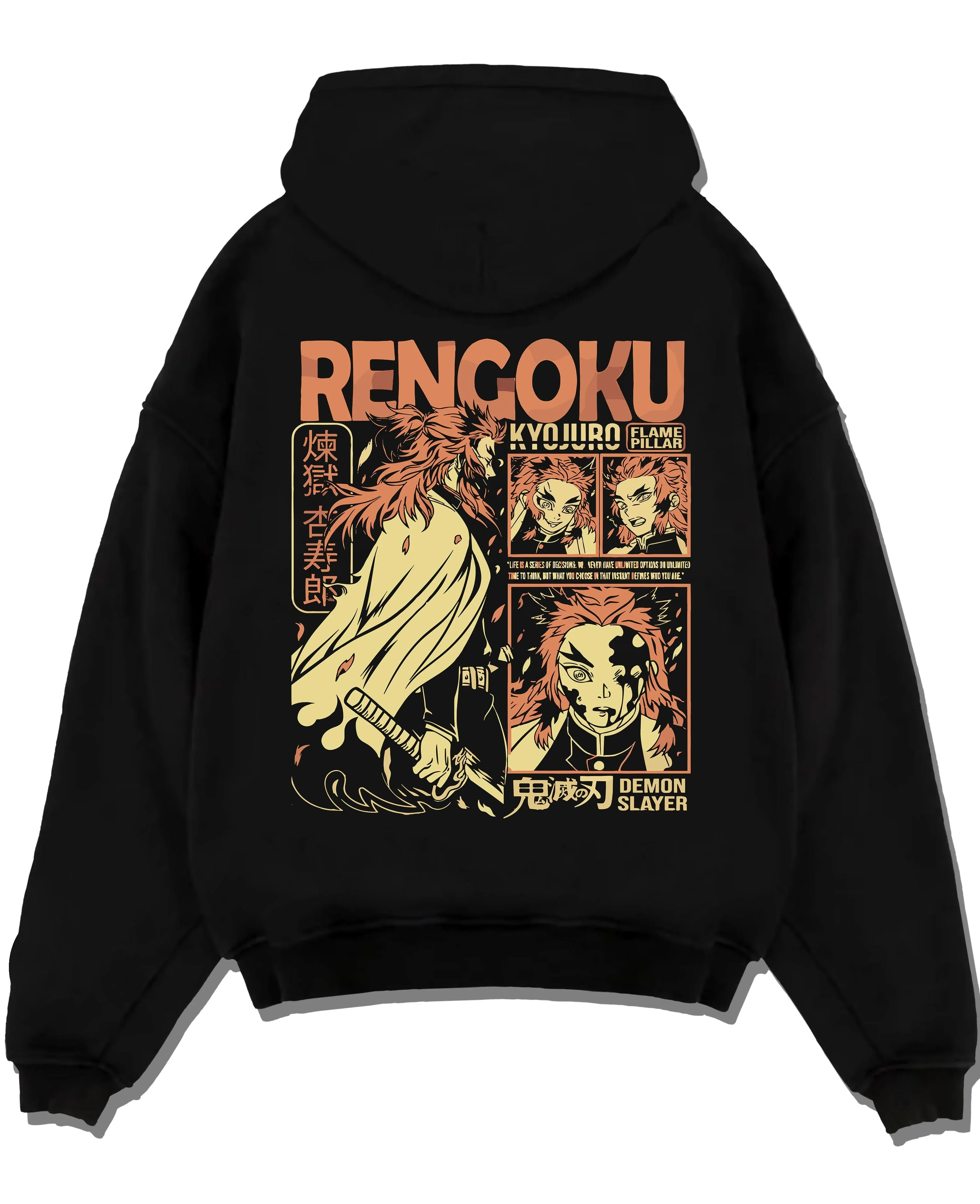 Rengoku Demon Slayer Hoodie Flame Hashira