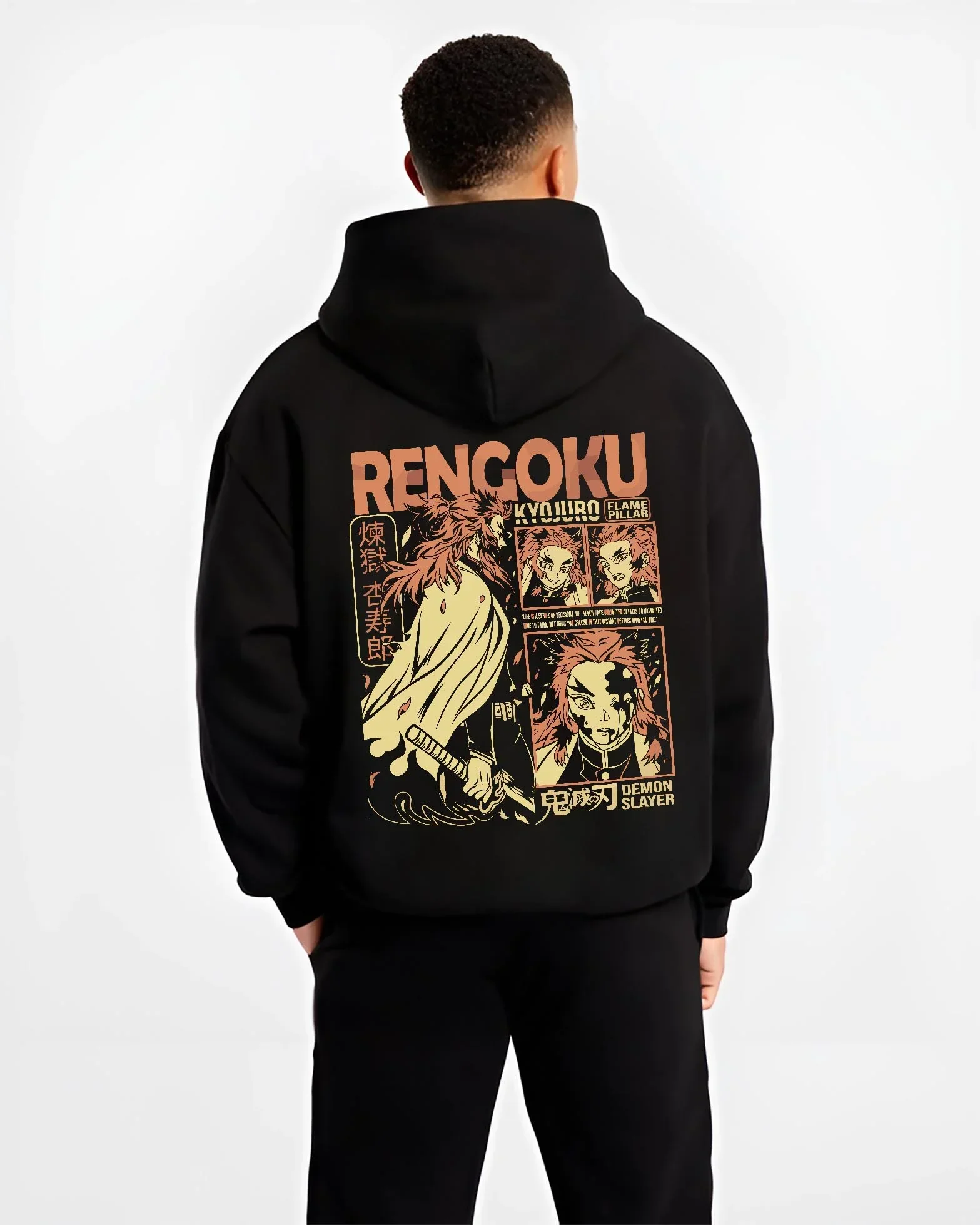 Rengoku Demon Slayer Hoodie Flame Hashira - Image 2
