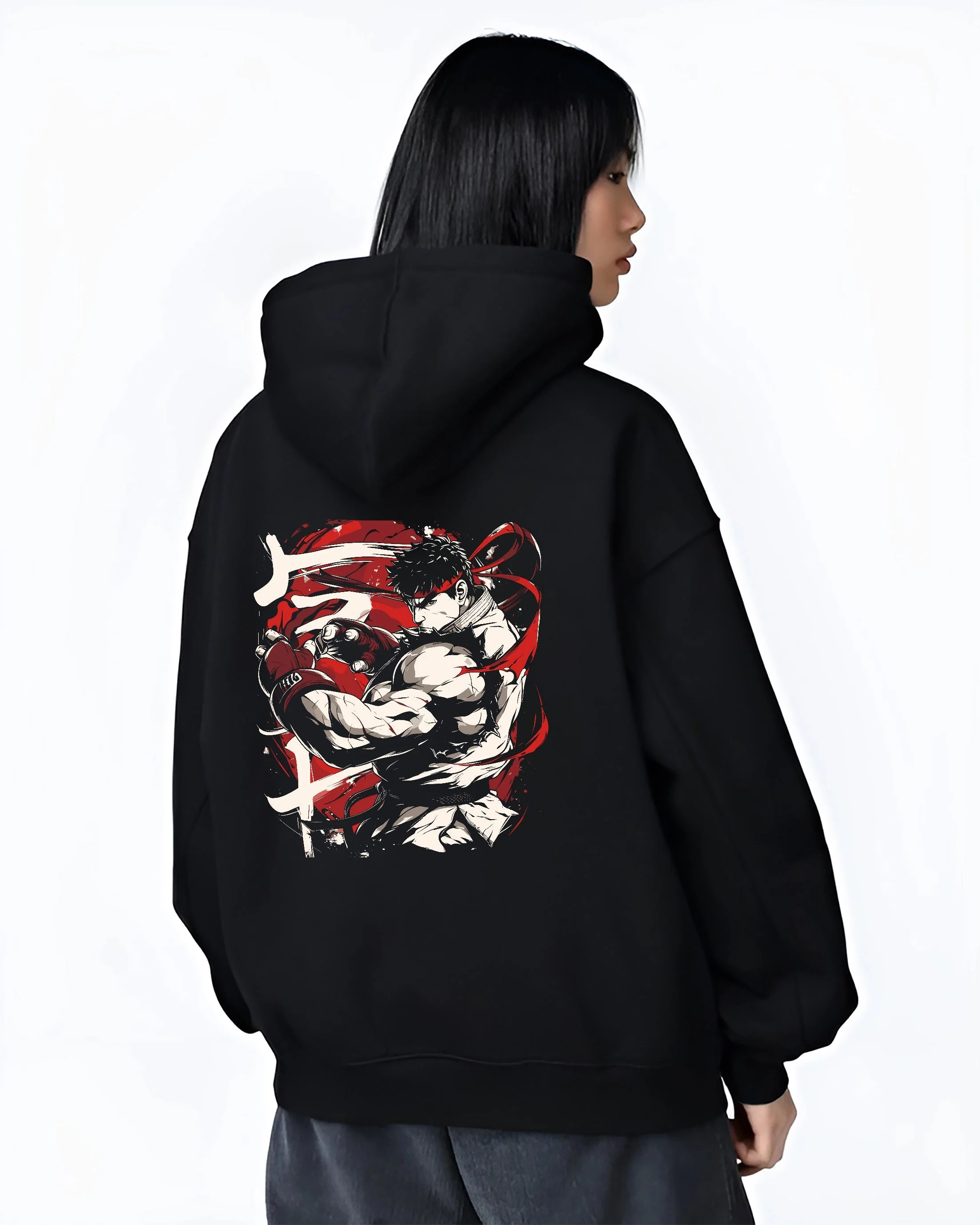 Ryu Shoryuken Street Fighter Arcade Videgame Hoodie - Image 3