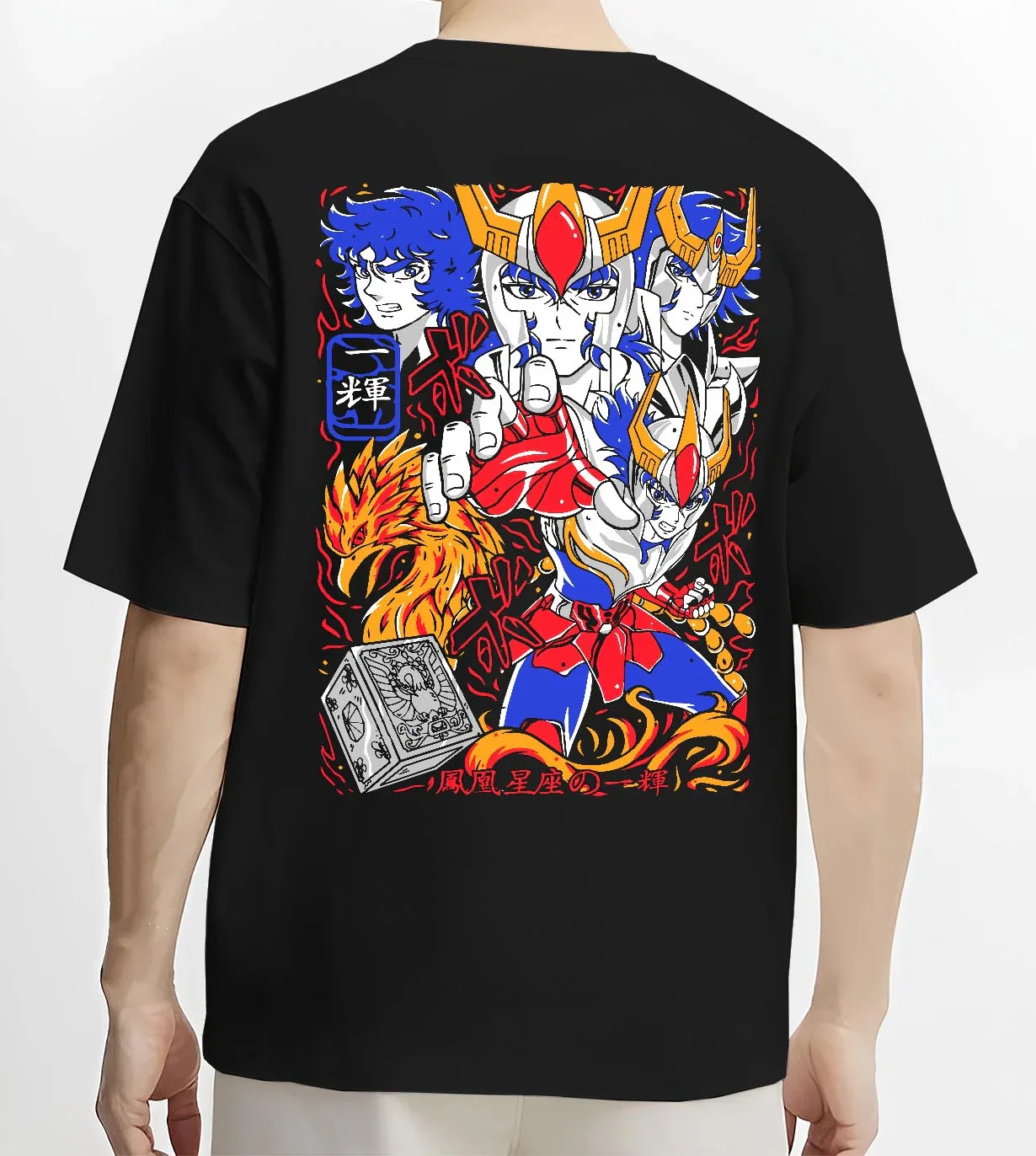 Saint Seiya Hoodie Ikki Phoenix Bronze Saint Jumper - Image 4