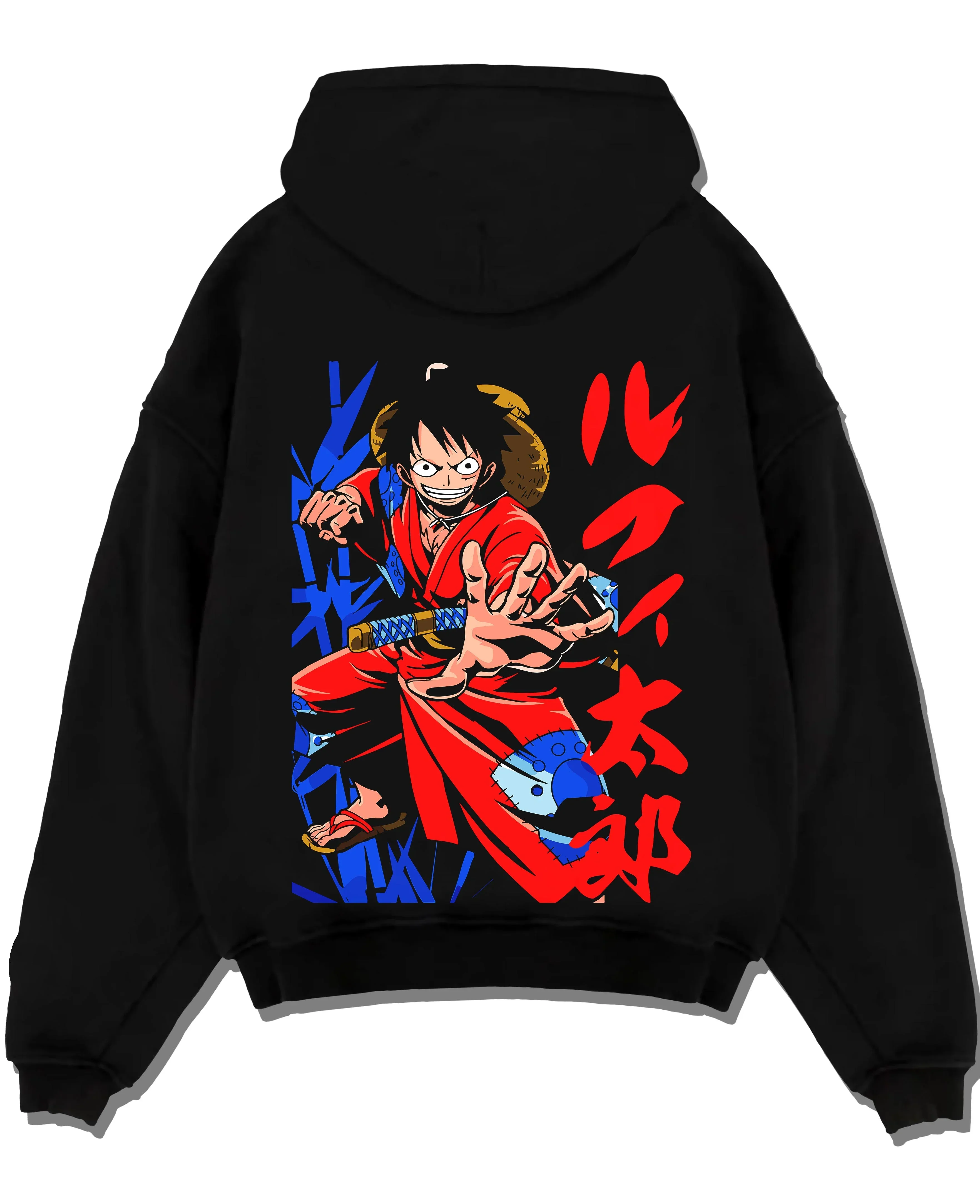 Monkey D Luffy Hoodie One Piece Samurai Warrior