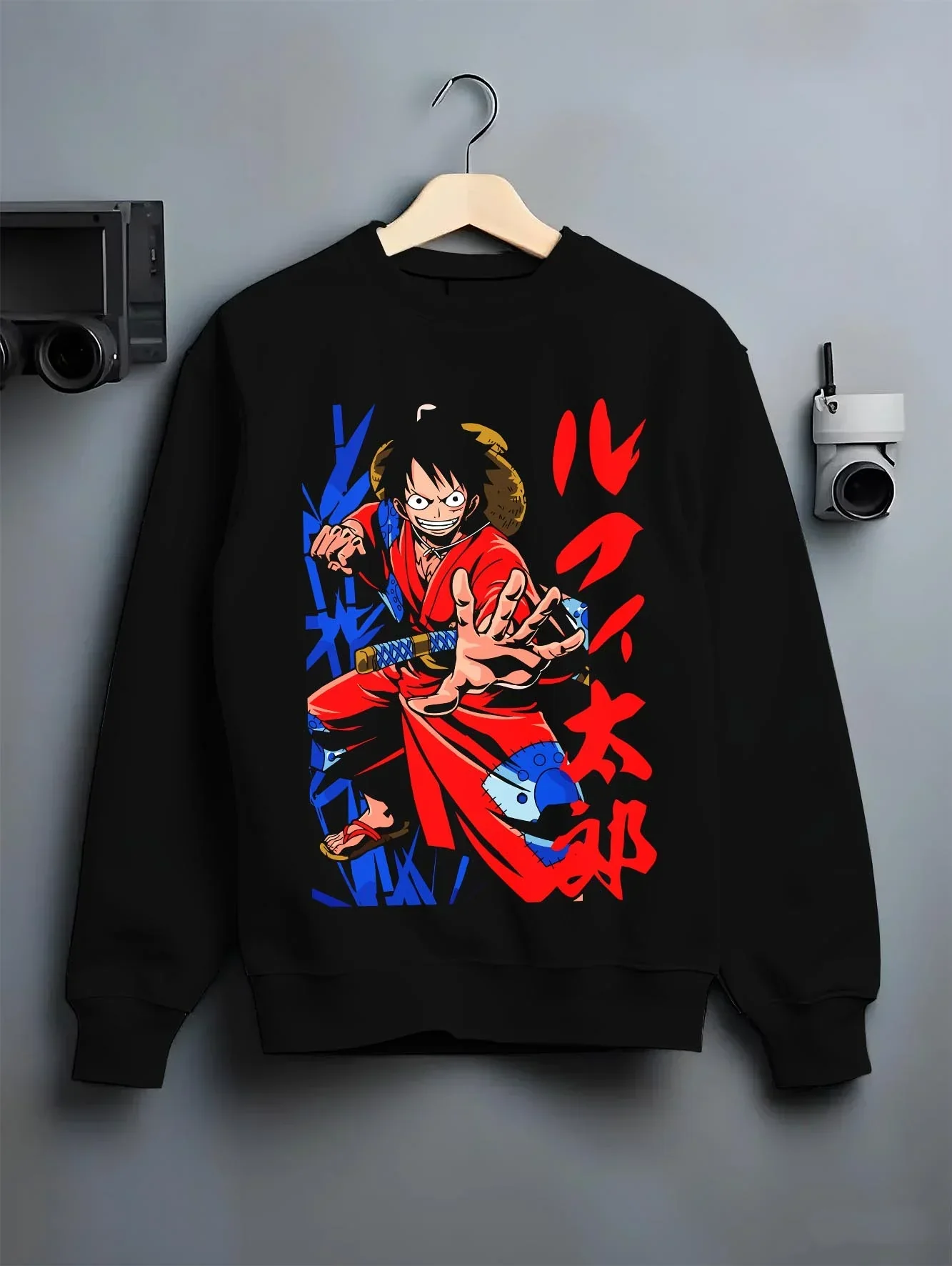Monkey D Luffy Hoodie One Piece Samurai Warrior - Image 6