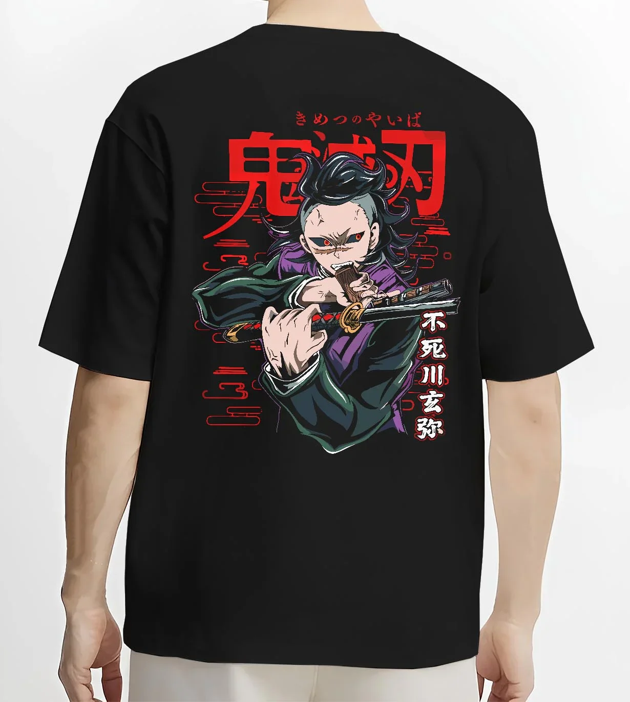 Sanemi Shinazugawa Demon Slayer Hoodie Fury Mode - Image 4