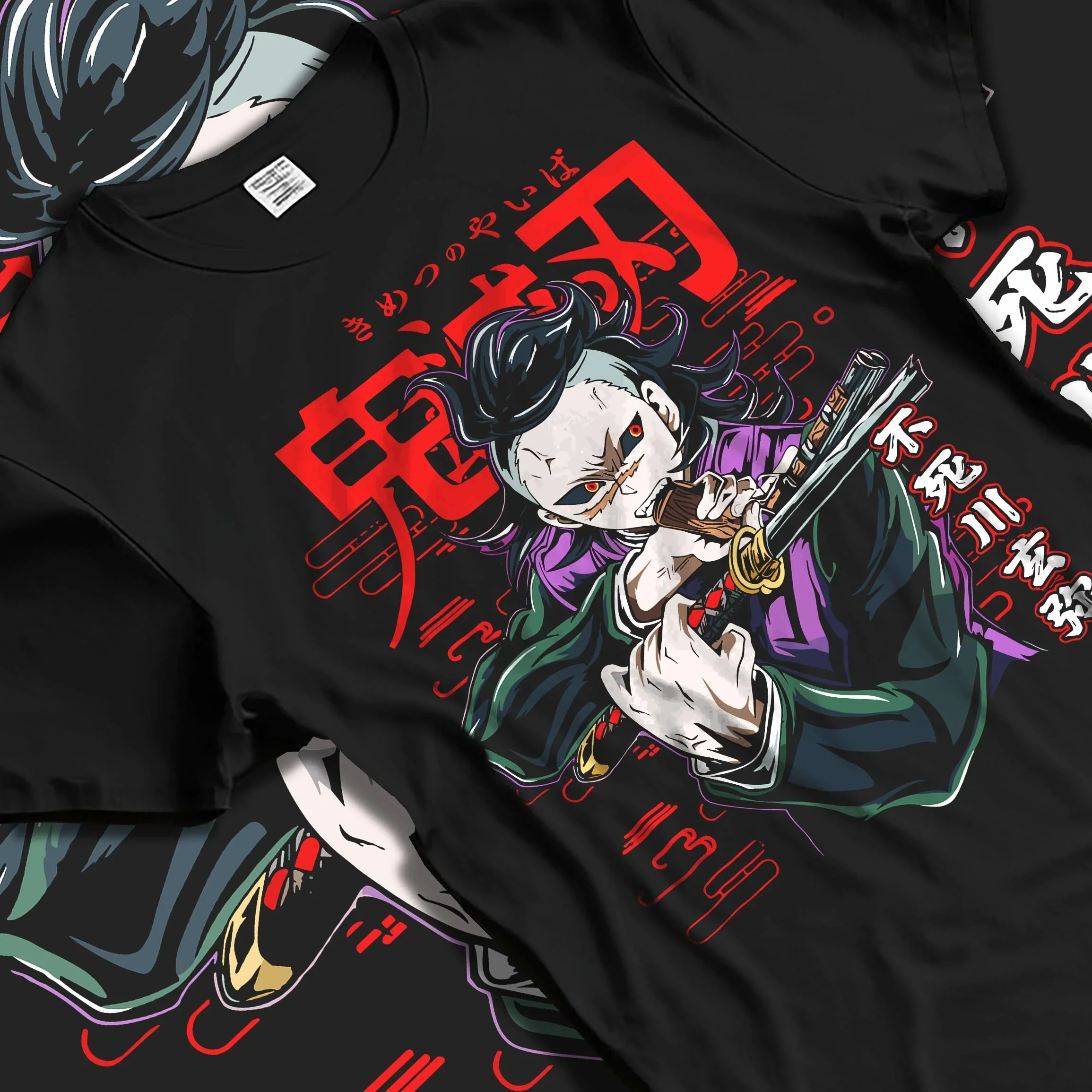 Sanemi Shinazugawa Demon Slayer Hoodie Fury Mode - Image 5