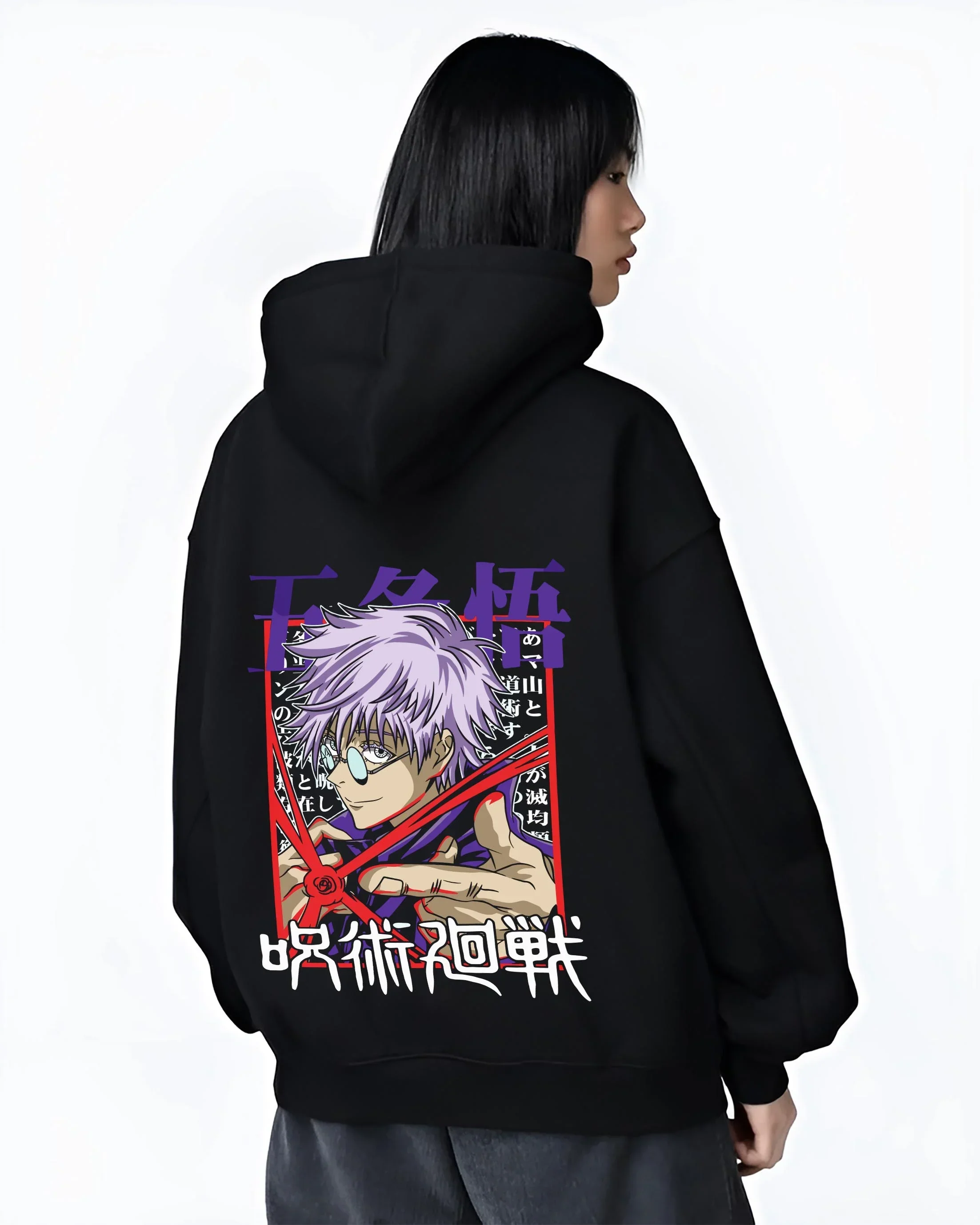 Satoru Gojo Hoodie Jujutsu Kaisen Infinity Cut - Image 3