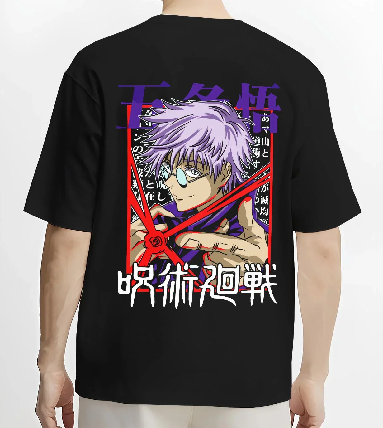 Satoru Gojo Hoodie Jujutsu Kaisen Infinity Cut - Image 4