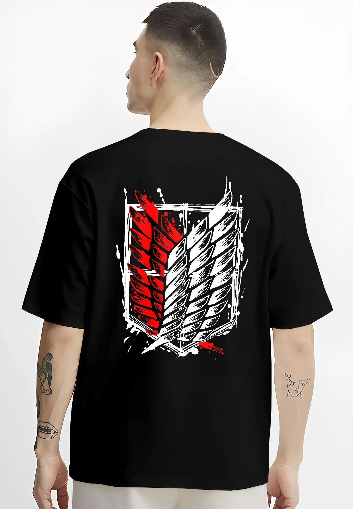 Survey Corps Wings Insignia Attack on Titan Hoodie - Image 4