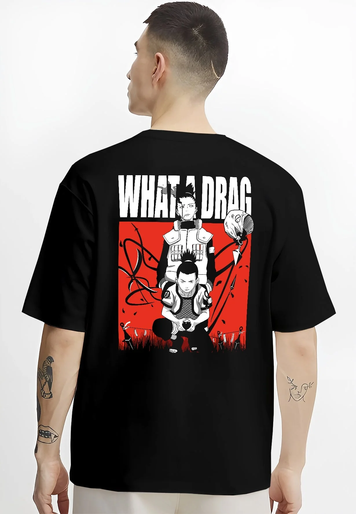Shikamaru Nara "What a Drag" Naruto Shippuden Hoodie - Image 4