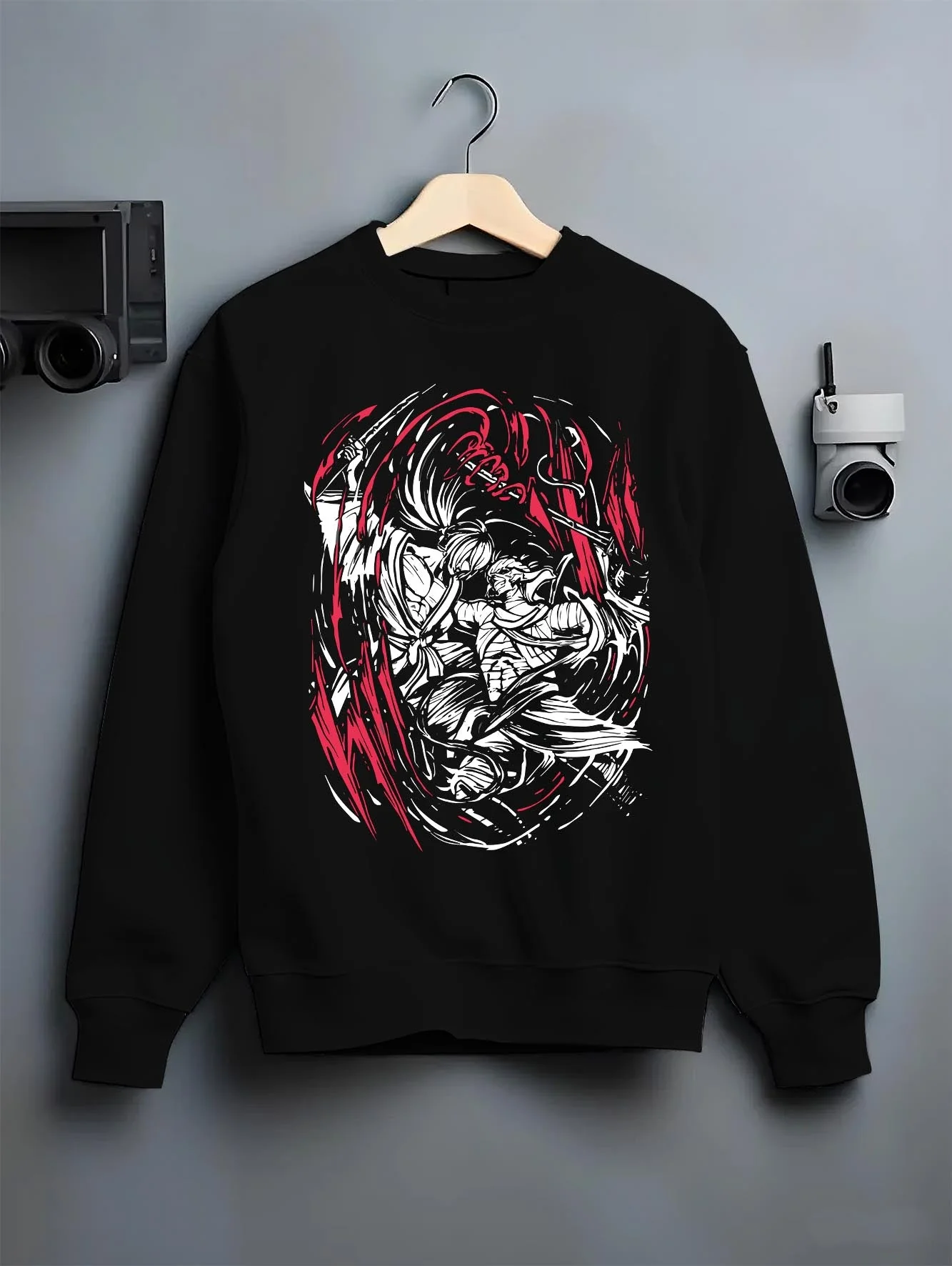 Shishio Makoto Rurouni Kenshin Retro Battle Hoodie - Image 6