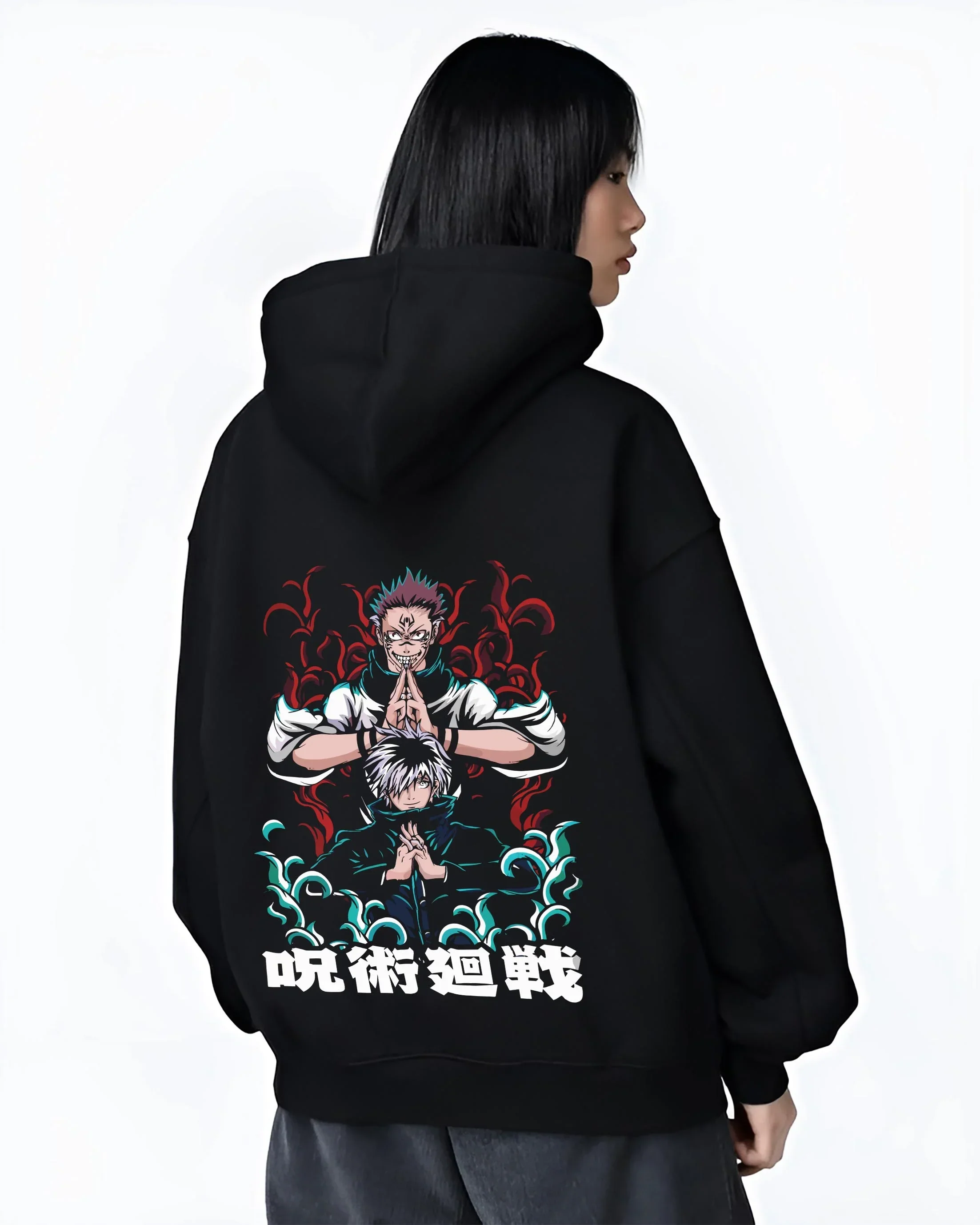 Shoko Ieiri Hoodie Jujutsu Kaisen Healing Stance - Image 3