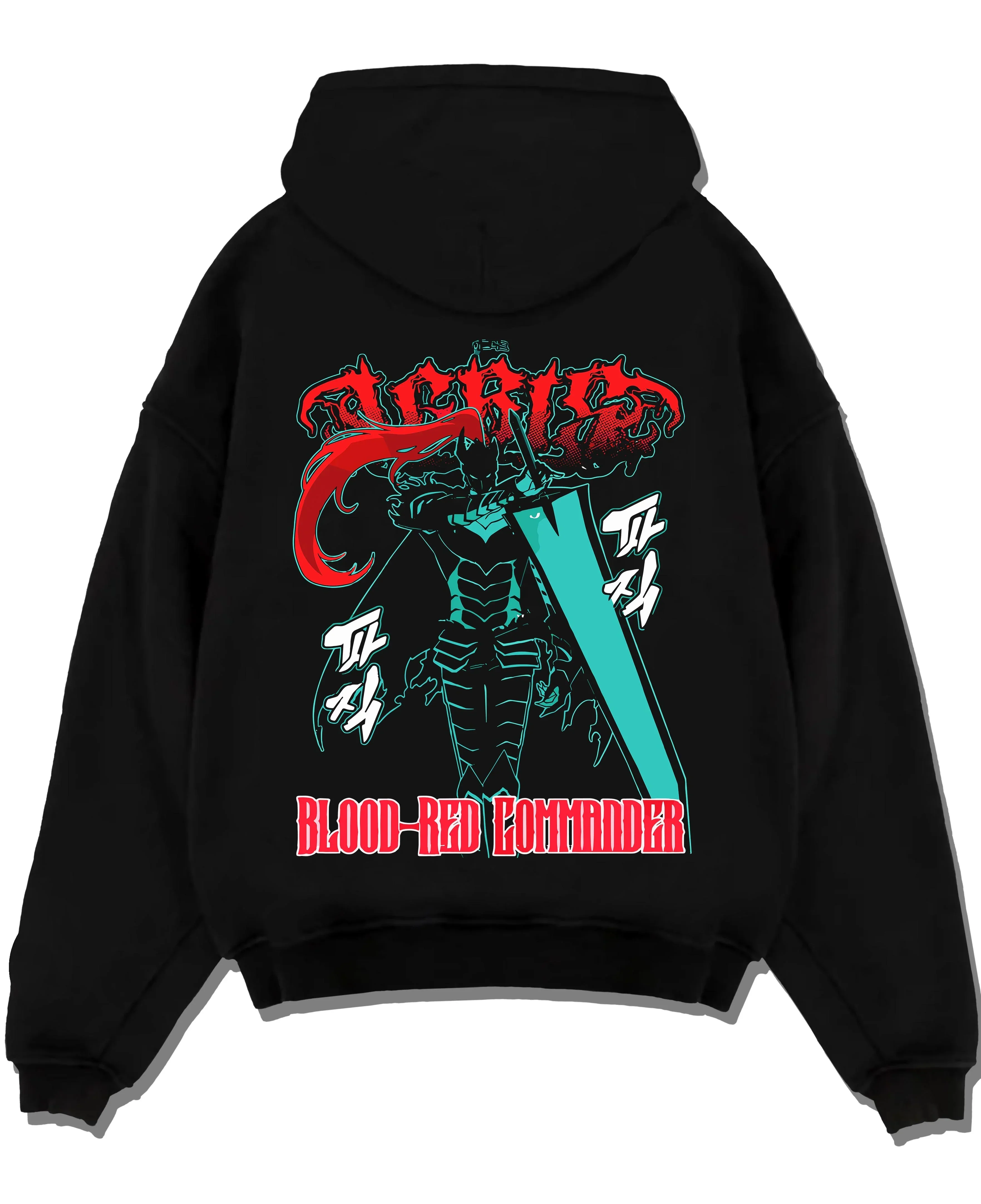Solo Leveling Hoodie Igris Blood Red Jumper