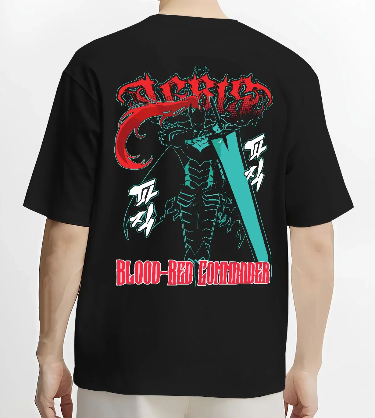 Solo Leveling Hoodie Igris Blood Red Jumper - Image 4