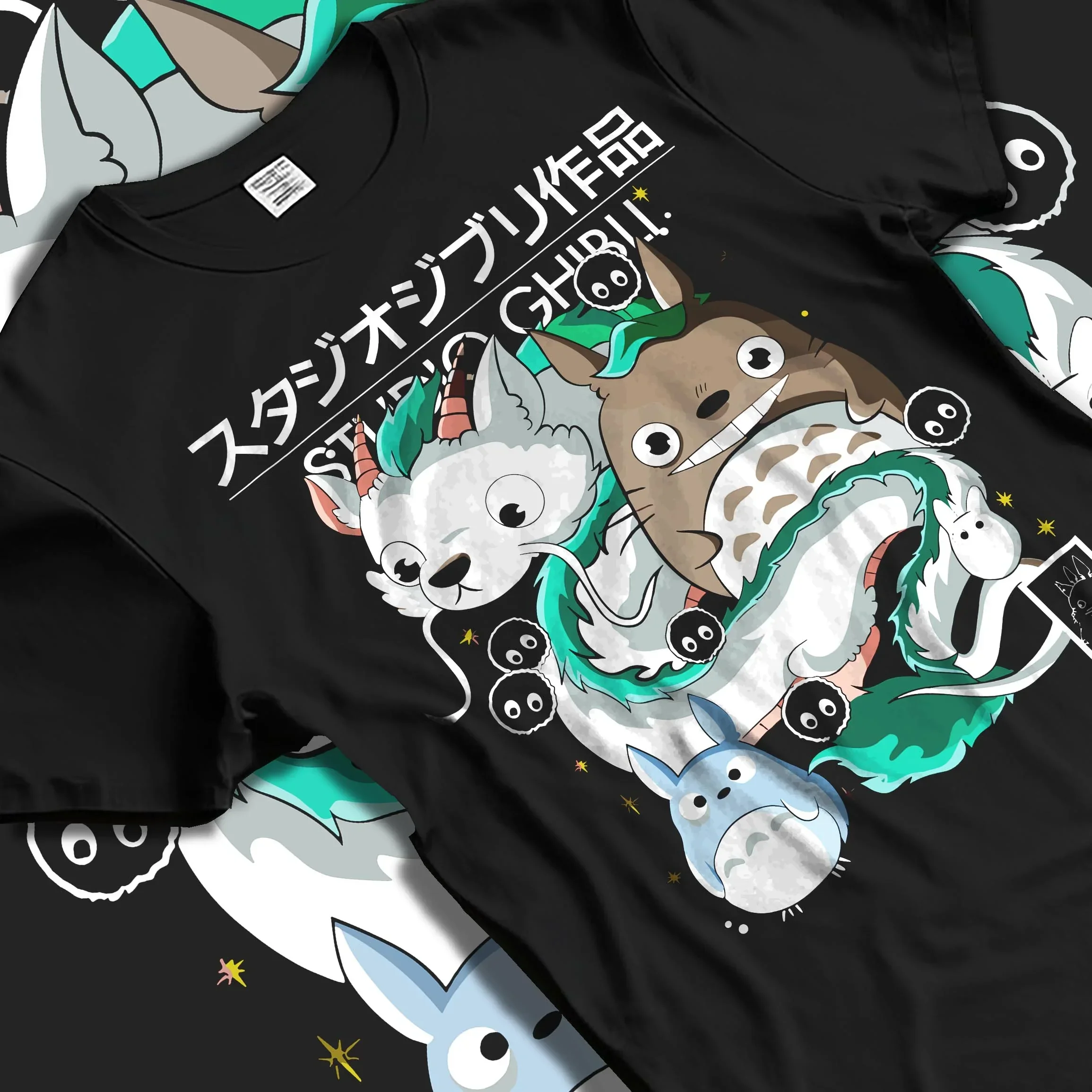 Studio Ghibli Hoodie Totoro Blue White Jumper - Image 5