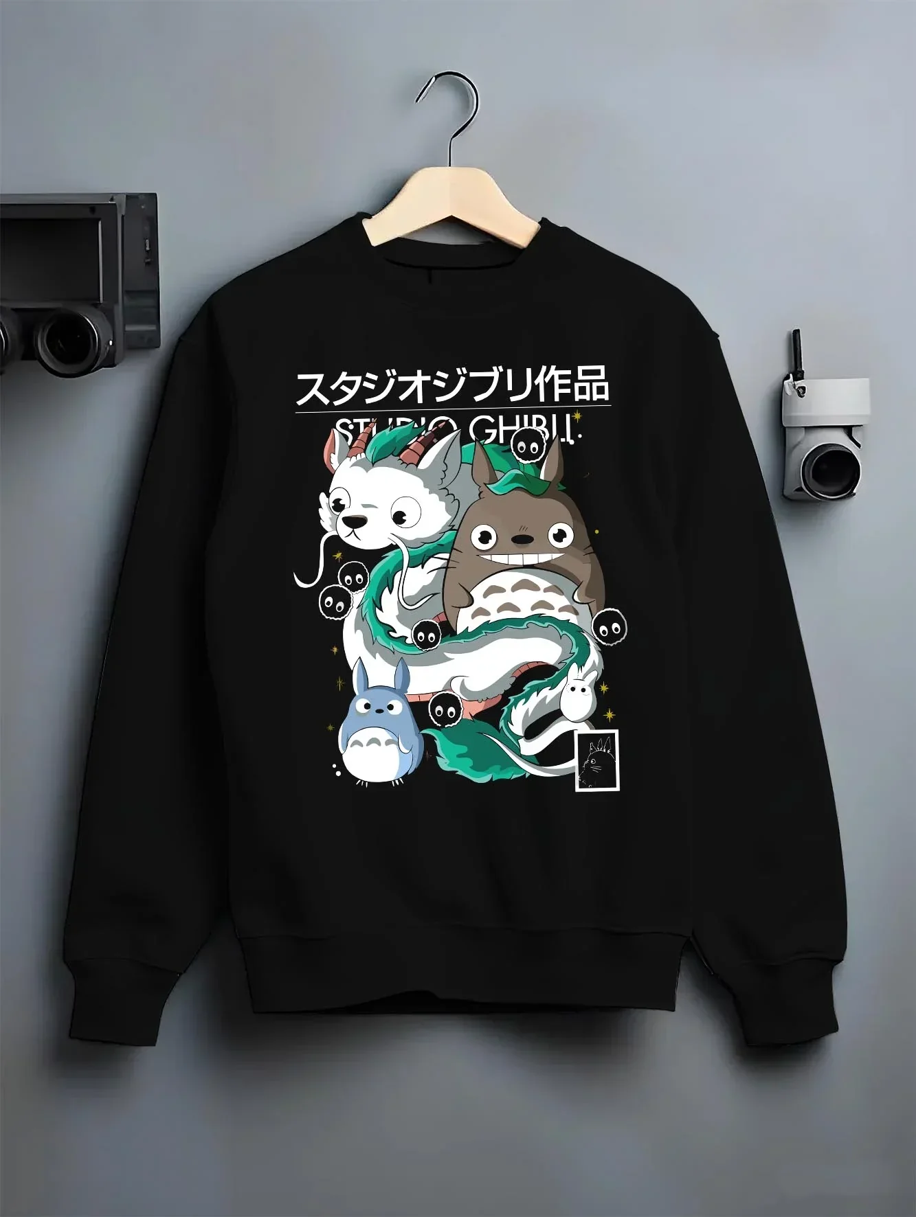 Studio Ghibli Hoodie Totoro Blue White Jumper - Image 6