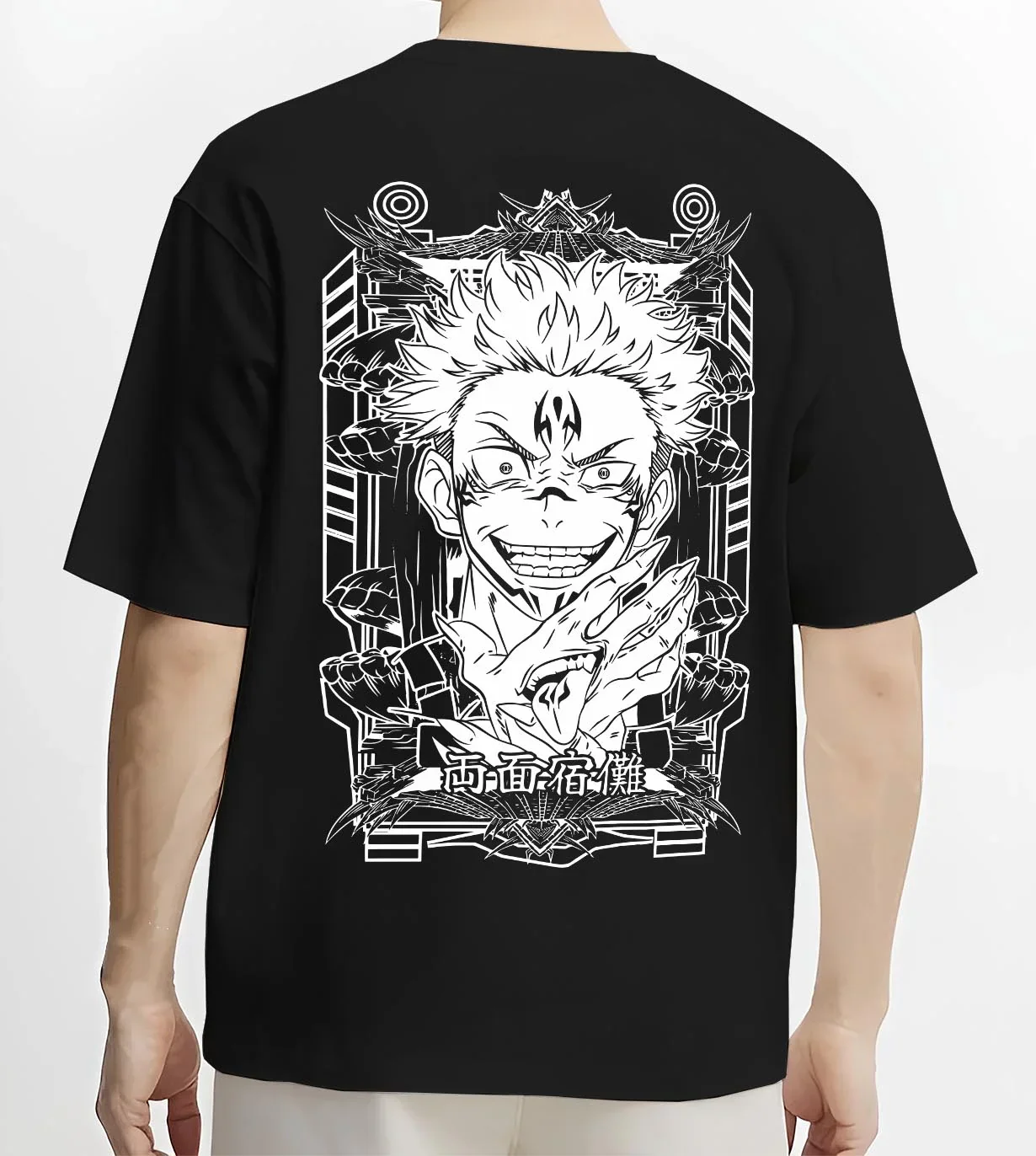 Sukuna Jujutsu Kaisen Hoodie Grin Domain Expansion - Image 4