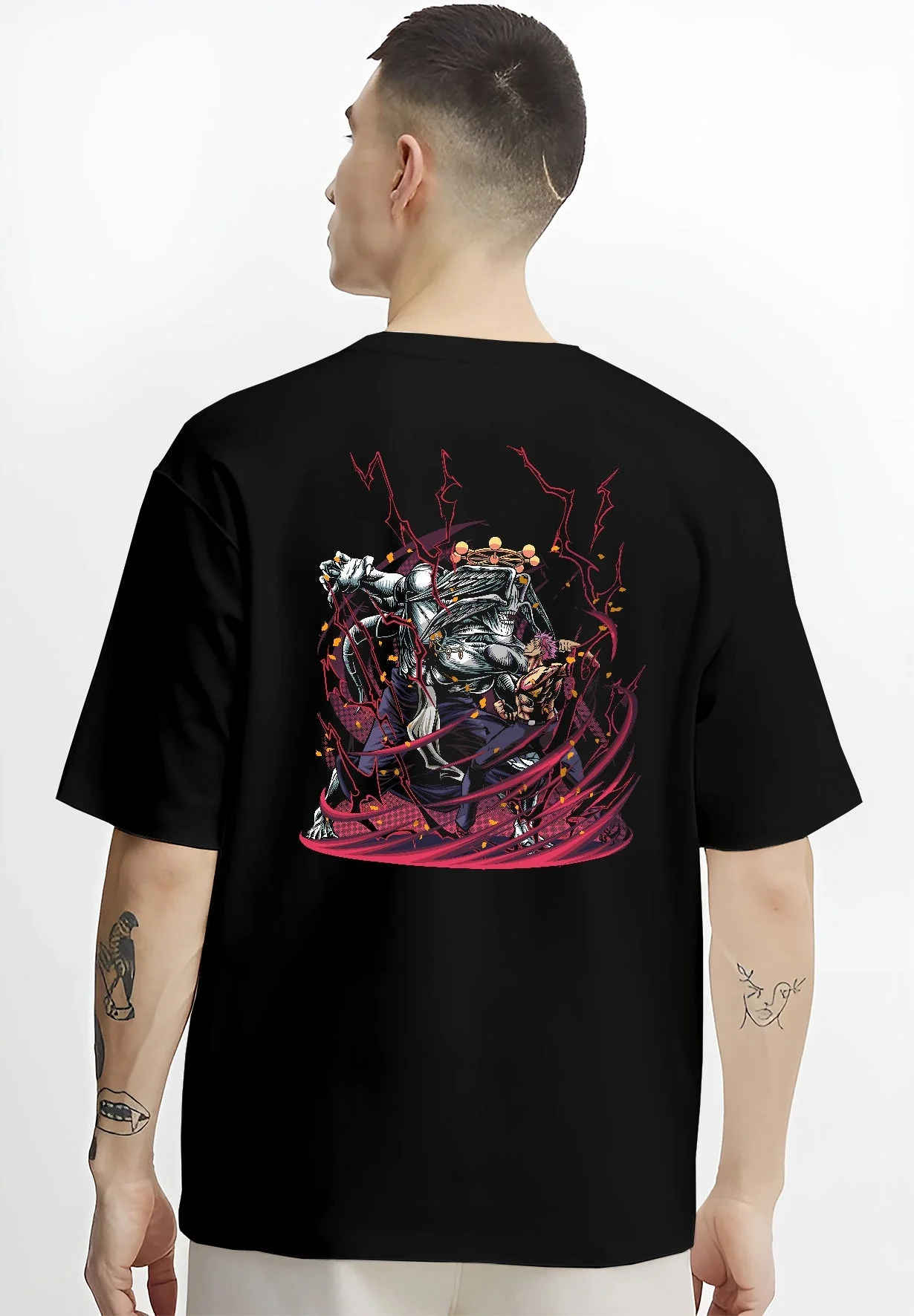 Sukuna & Mahoraga Jujutsu Kaisen Anime Hoodie - Image 4